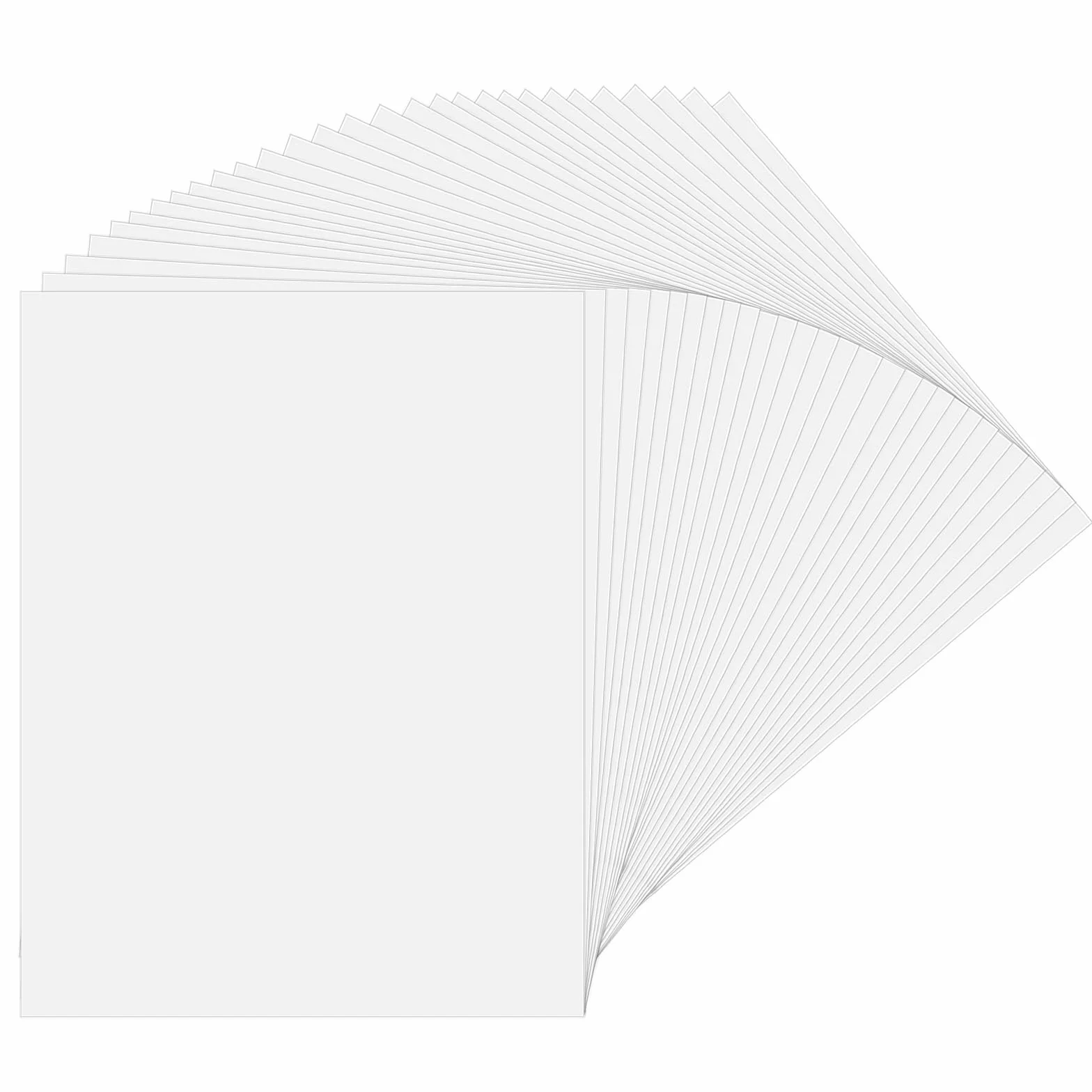 36 Fogli di Plastica Termoretraibile, Fogli Plastica Termorestringente, Fogli Pellicola Termoretraibile Trasparente, Carta Termoretraibile Smerigliata, per Fai-da-te e Artigianato (14,5 x 20 cm)