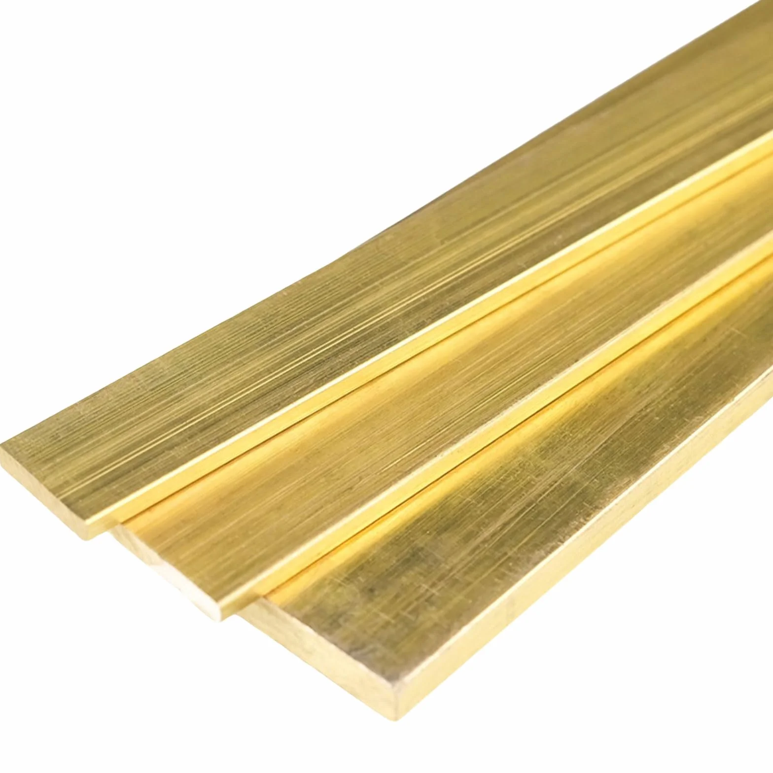 Barra piatta in ottone 3x3x500mm per fabbricazione coltelli