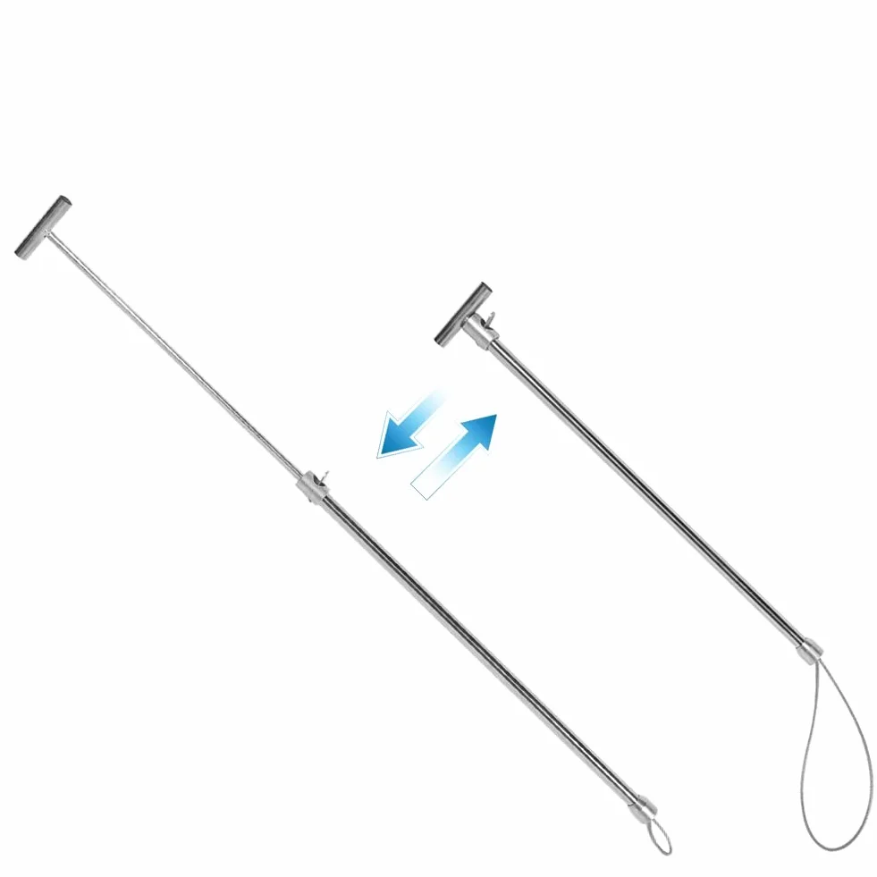 Palo per Cattura Animali Acciaio Inossidabile 28cm Max Diametro Fune