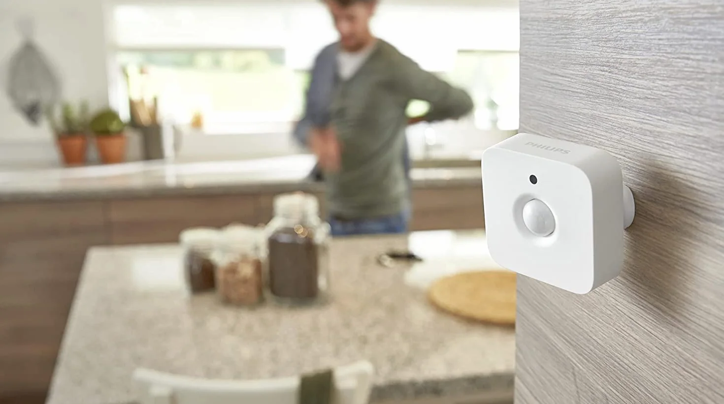 Philips Hue Sensore di Movimento, Accensione e Spegnimento Automatico Luci Smart, Bianco (Confezione da 2)
