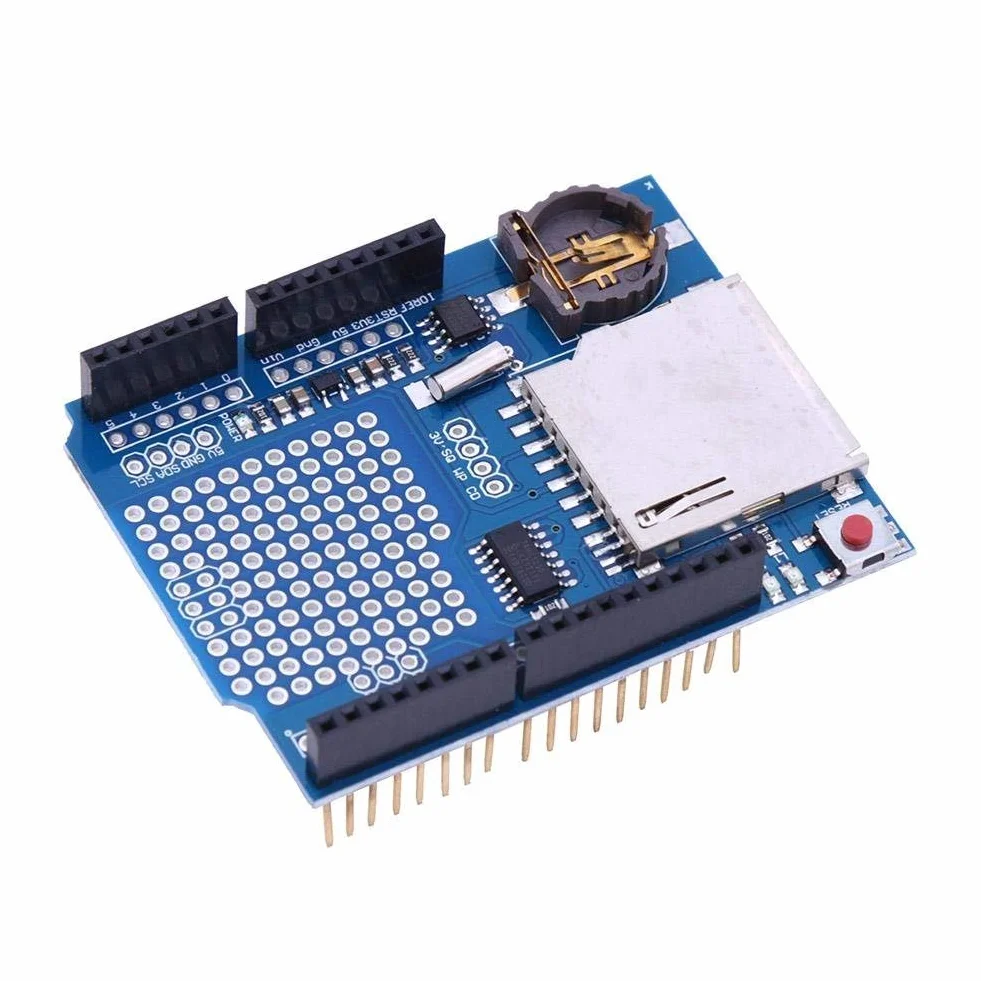 DollaTek Registratore Data Logger Modulo Shield XD-204 per Arduino Uno SD Card Professional