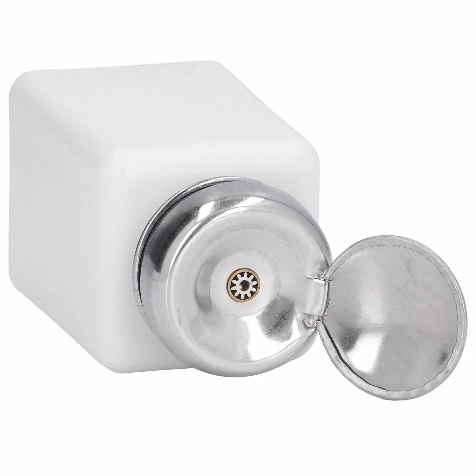 Raguso Flacone Quadrato Sicuro ESD, Dispenser di solvente in HDPE a Pressione per Laboratorio Bianco