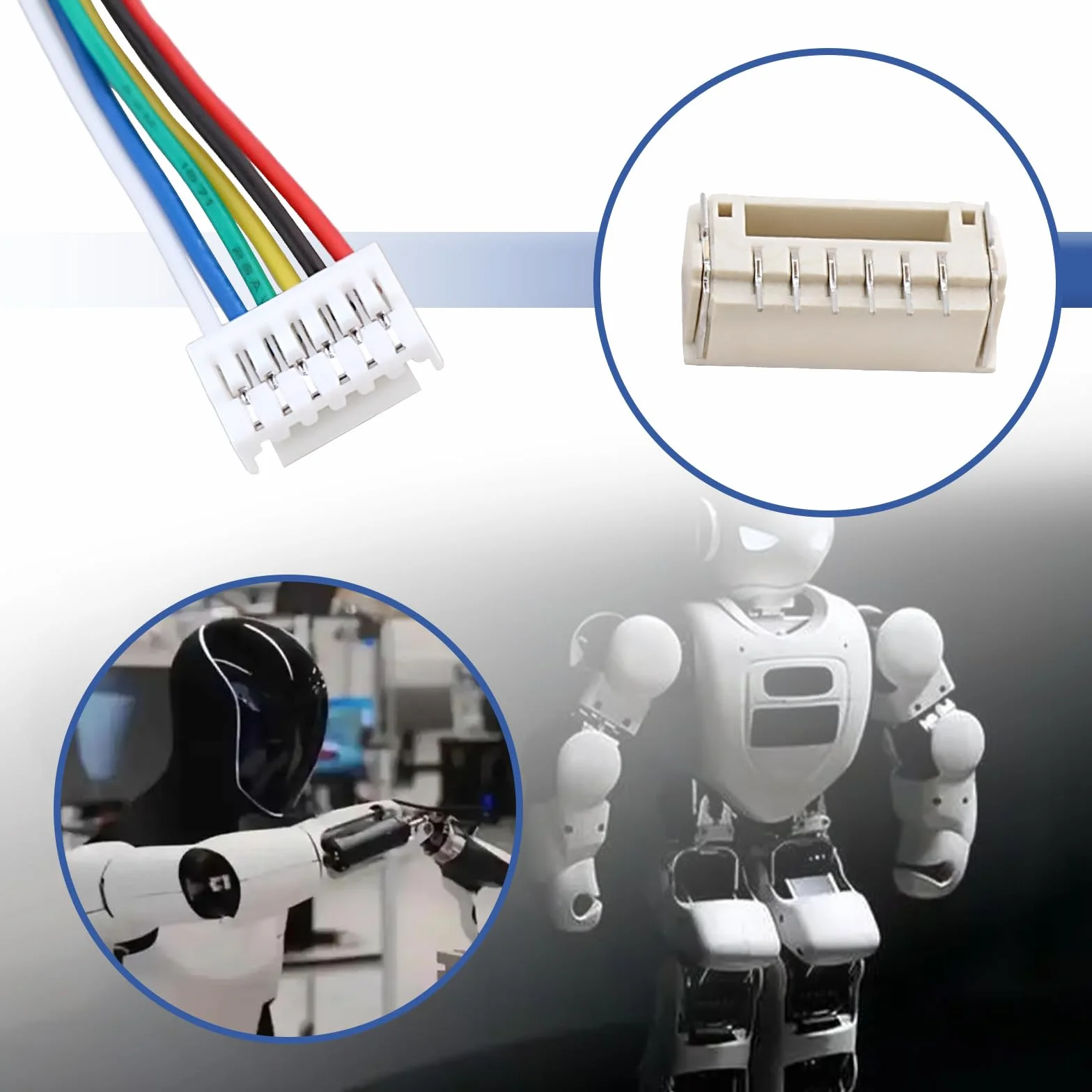 10 Paia JST GH 1,25mm 6 Pin Presa Con Cavi Da 150mm 28 AWG Maschio E Femmina Adattatore Connettore Per Robot Illuminazione Strisce LED