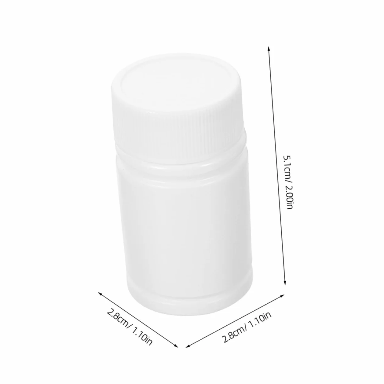 Cabilock 24 Bottiglie HDPE 20ml Contenitori Farmaceutici Sigillati Antiperdita