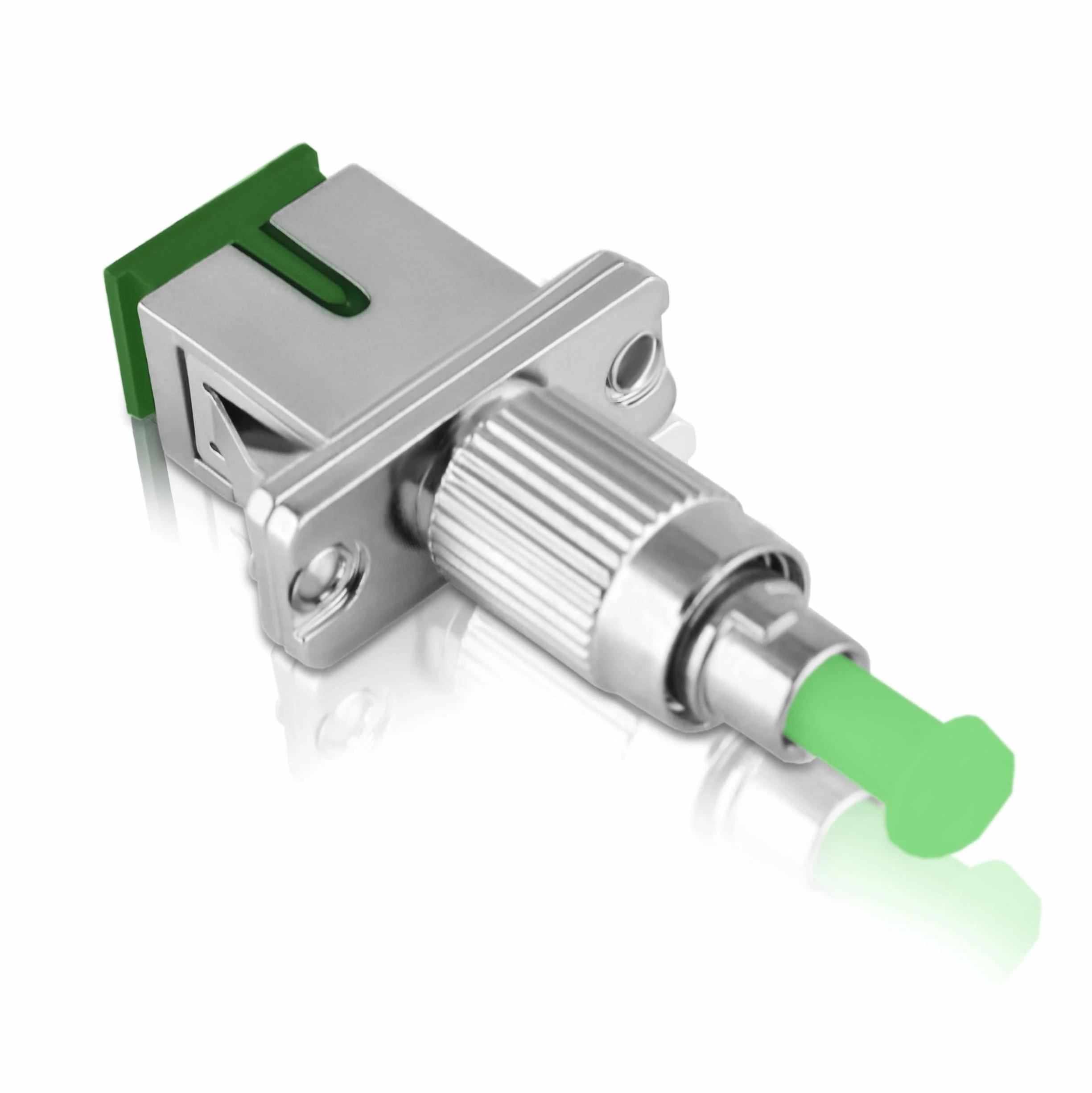 SM 4PCS FC-SC Adattatore Fibra Ottica FC APC(Maschio) a SC APC(Femmina) Connettore Adattatore 9/125um FC/SC Hybrid Adapter per OTDR/OLS/OPM/VFL/Fibra Ottica(FCAM-SCAF4)
