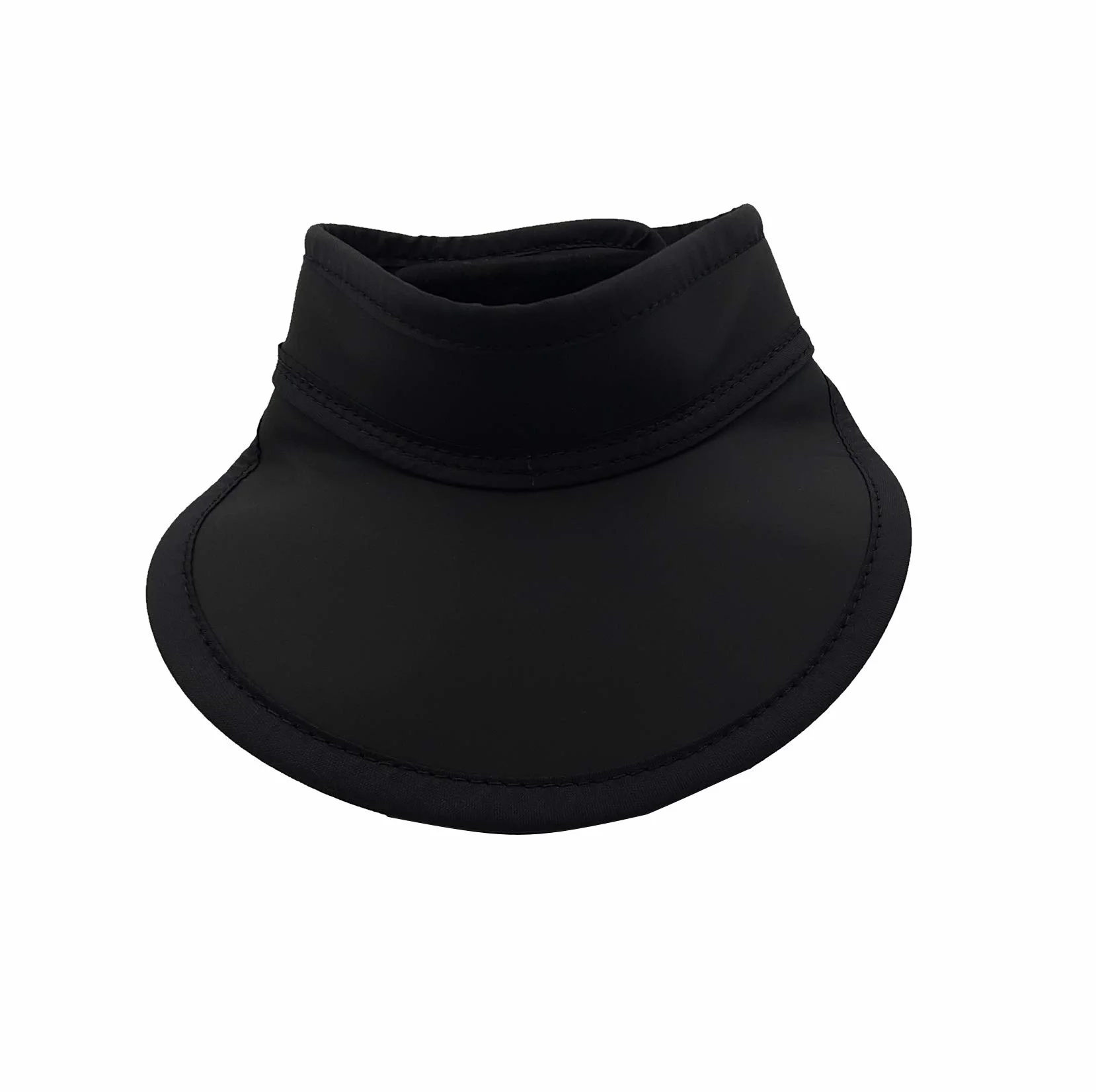 Cap Style - Protezione per tiroide leggera contro le radiazioni 0,5 mm, equivalente al piombo con chiusura magnetica, colore: nero