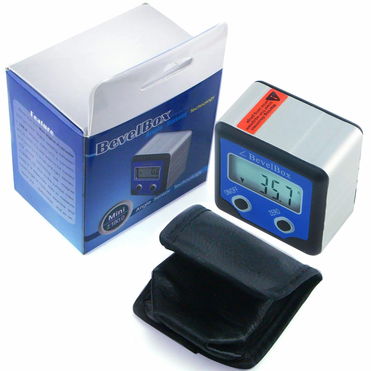 Inclinometro Digitale, Digitale Goniometro Magnetico, Angle Finder Digitale, Livella Digitale, Bevel Box Livello Misuratore Angolo Magnetico, per Falegnameria Edilizia Auto