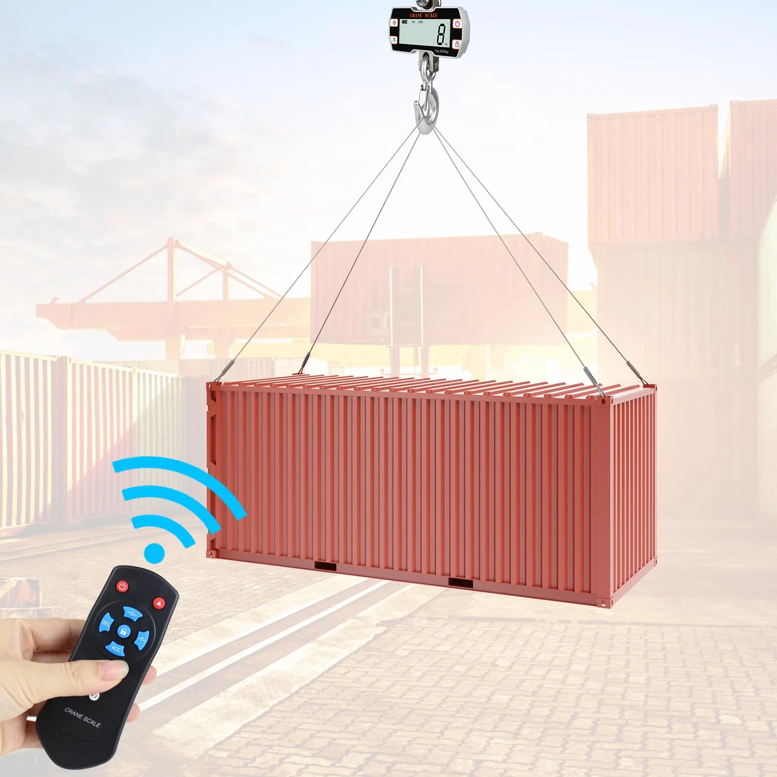 Hyindoor 2000kg 2T Bilancia elettronica per gru Scala sospesa