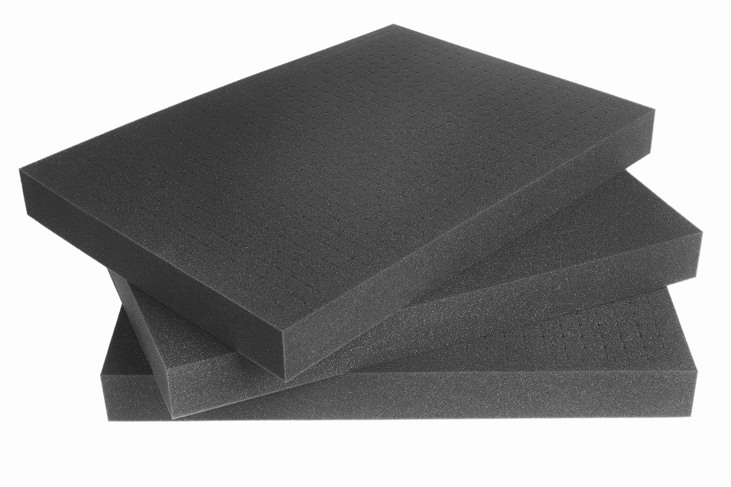 Pannelli di gommapiuma a cubetti per valigie per Attrezzi o valigie per Fotocamere 500mm x 350mm x 45mm (Quantità: 3)