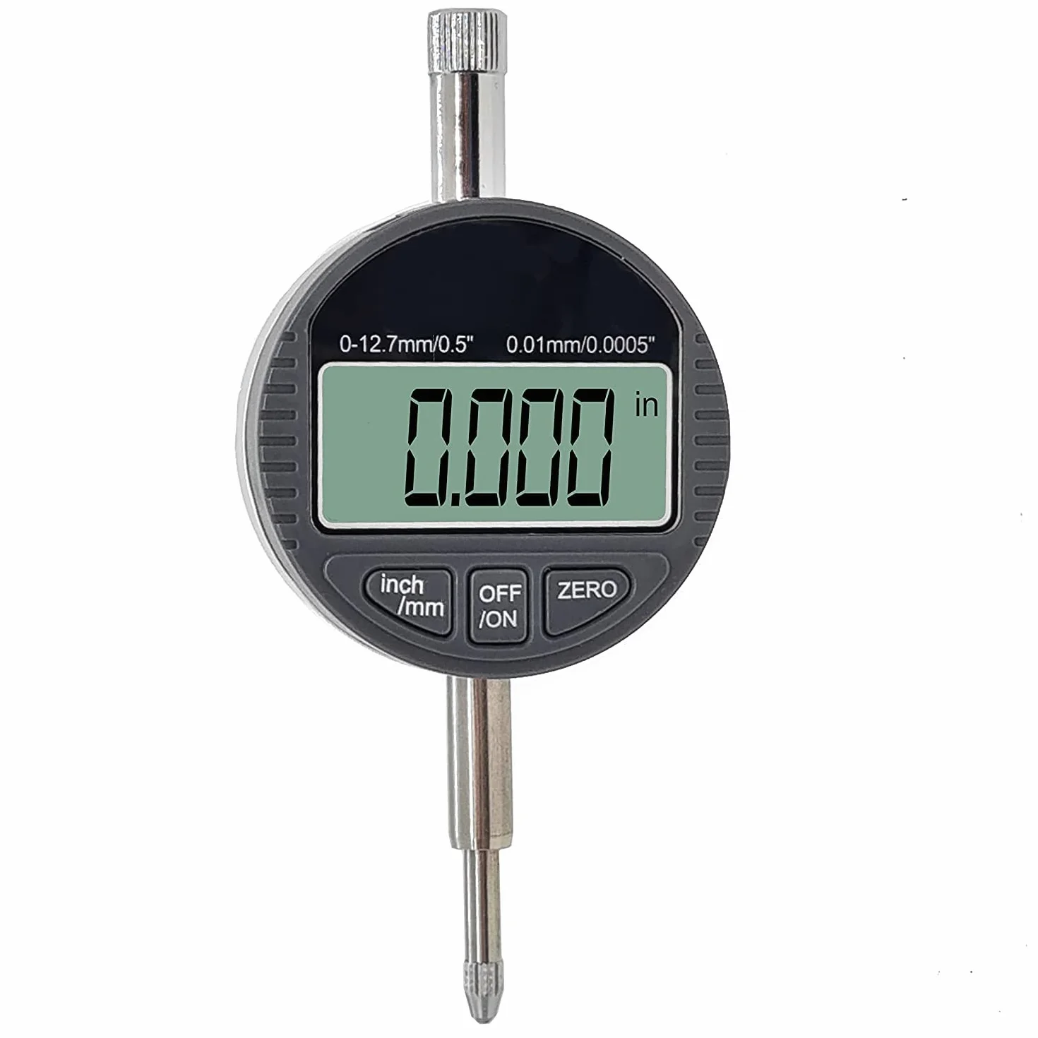 KATSU Comparatore Centesimale Digitale DTI 0-12,7mm 0,01mm/0,0005" LCD di Grandi Indicatore a Quadrante Digitale Calibro Strumenti di Misura ad Alta Precisione 401121