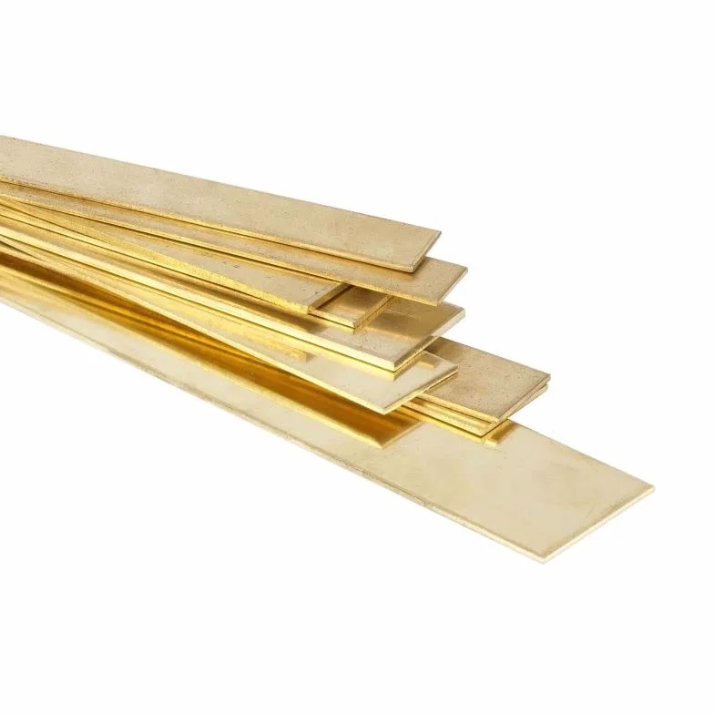 Asta piatta in ottone, 50 x 1 mm, striscia di taglio 1000 mm