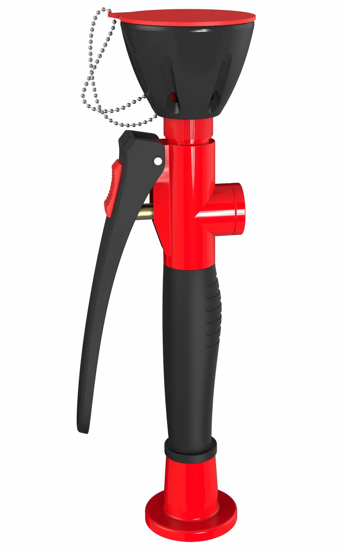 D-AR Doccia oculare d’emergenza certificata DIN 75 mm x 260 mm rosso