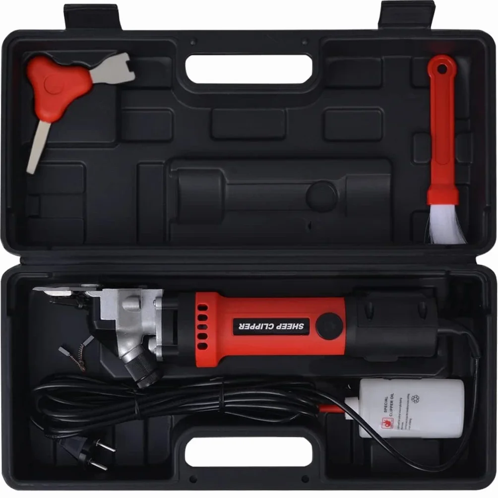 vidaXL Set Tosatrice per Pecore 7 pz 550 W