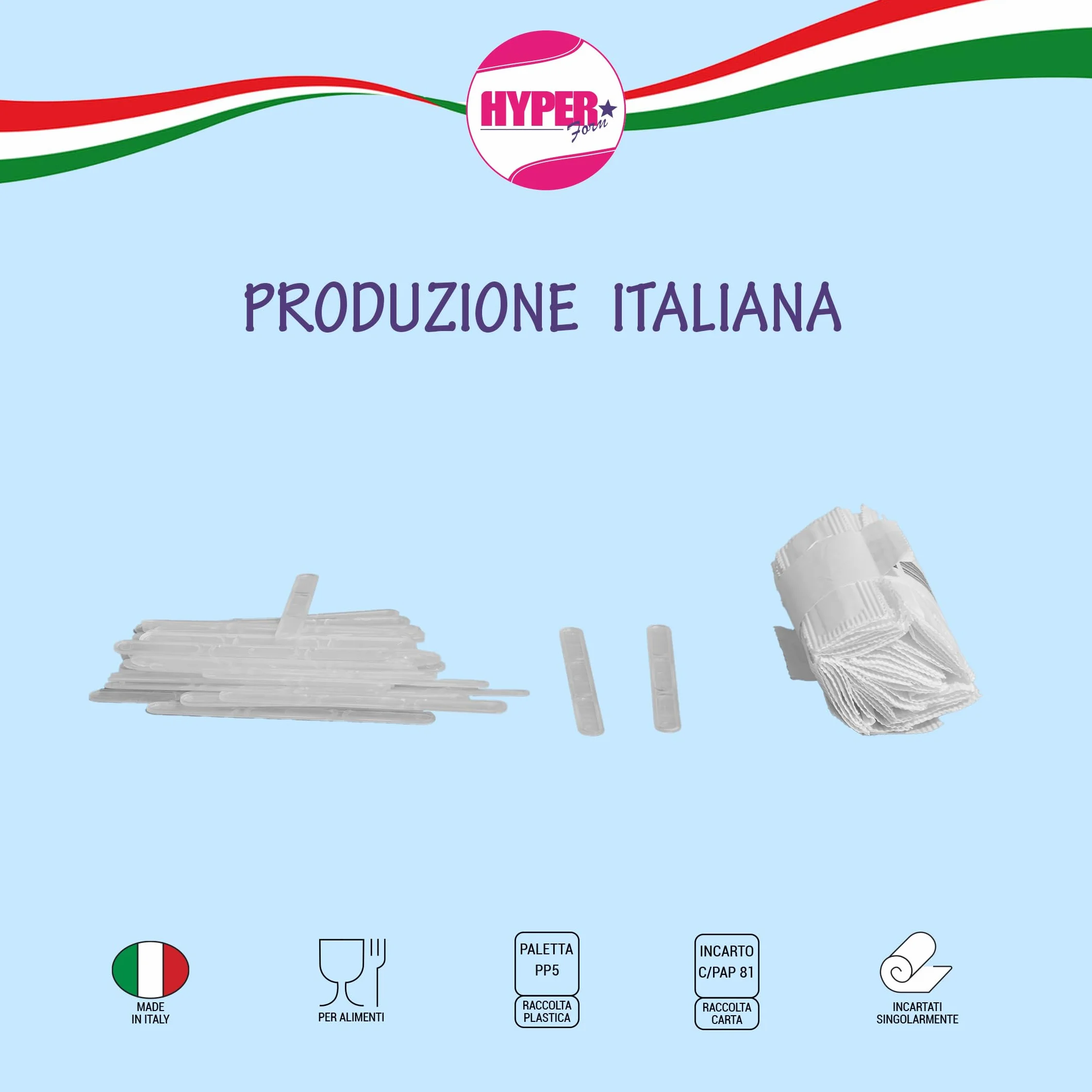 HYPER form 600 Palette Caffe' palettine sigillate incartate in plastica riciclabile