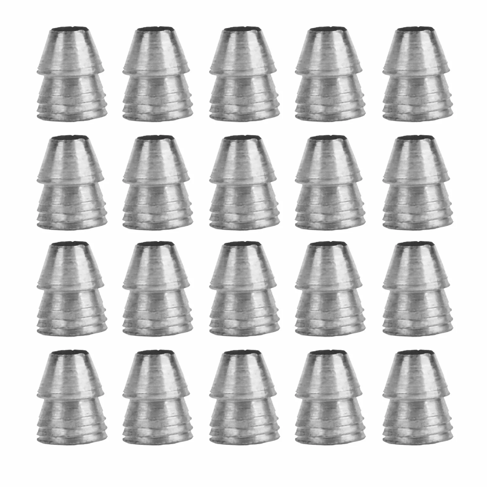 Cuneo con Manico per Ascia, 20 Pezzi Manico in Acciaio per Martello, Cunei Metallo Diametro 8 mm