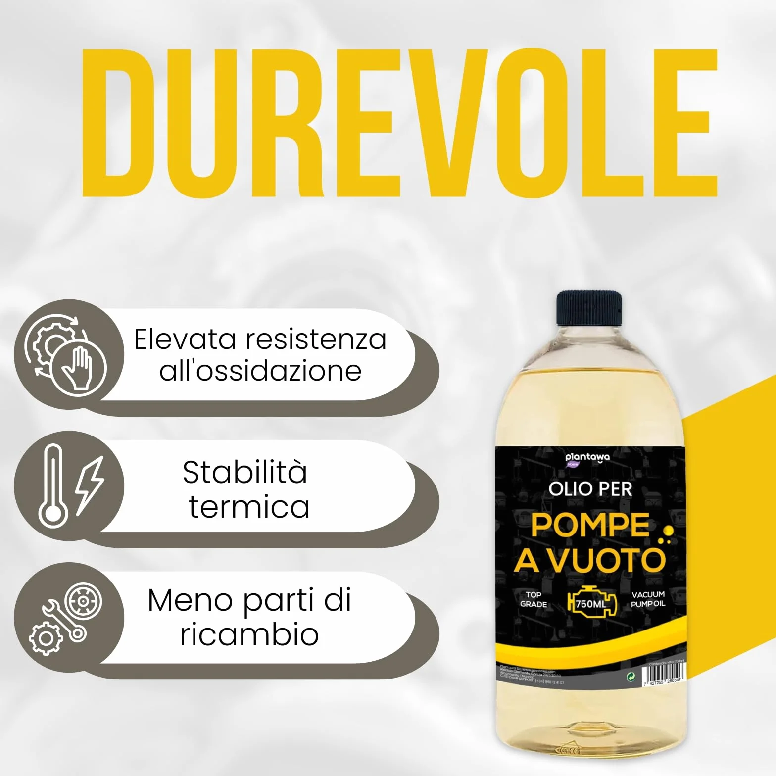 Olio per Pompa a Vuoto,Olio Macchina per Vuoto,Universale Adatto per Tutte Le Pompe,750 ml,Aria Condizionata,Olio Speciale Pompa a Vuoto,Pompe rotative a Pallet,Pompe Porte,Lobi