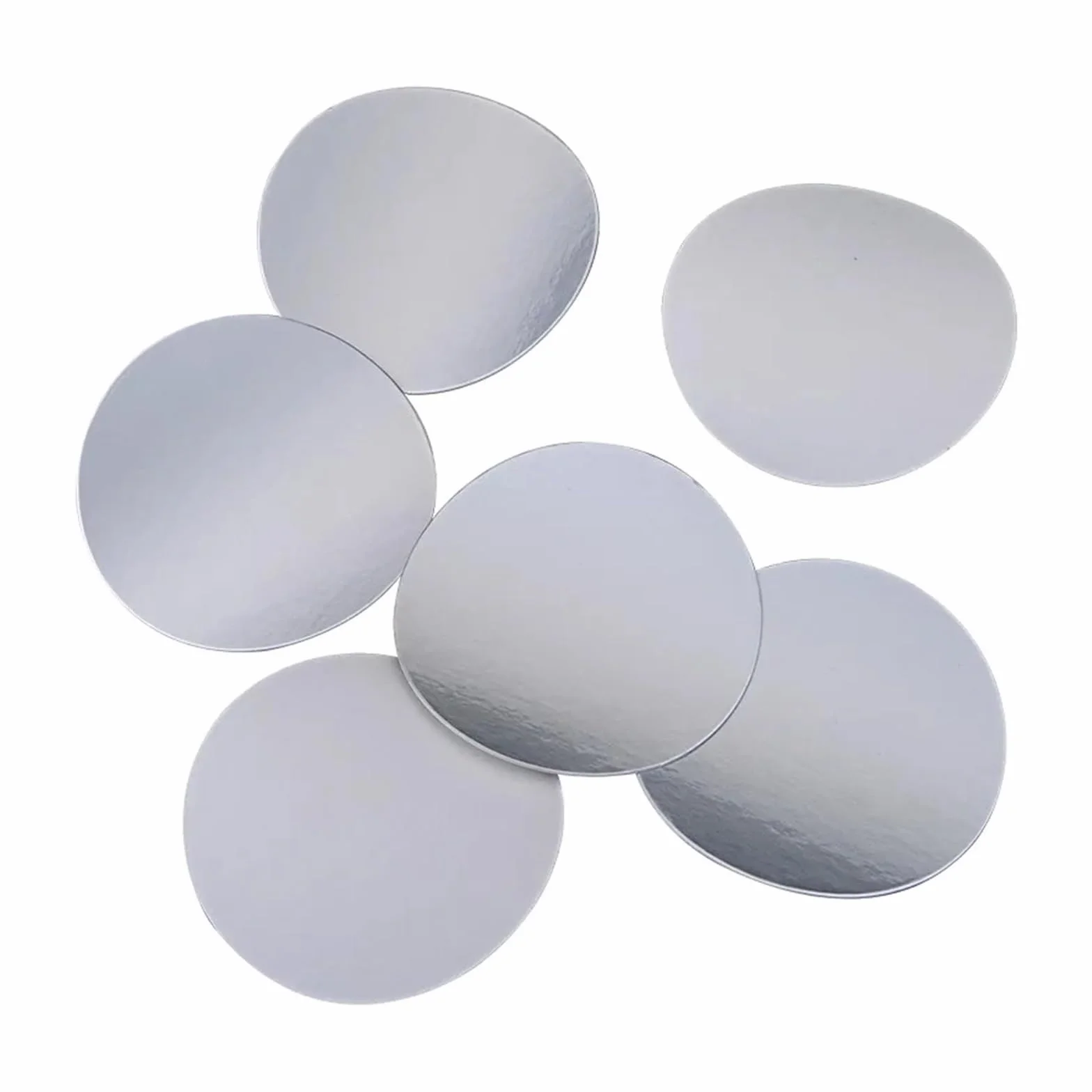 Sigillatura del rivestimento del foglio di alluminio Guarnizione del secchio 36-121mm Bottiglia di plastica Induzione elettromagnetica PE Lattina cosmetica Pellicola sigillante del foglio di alluminio