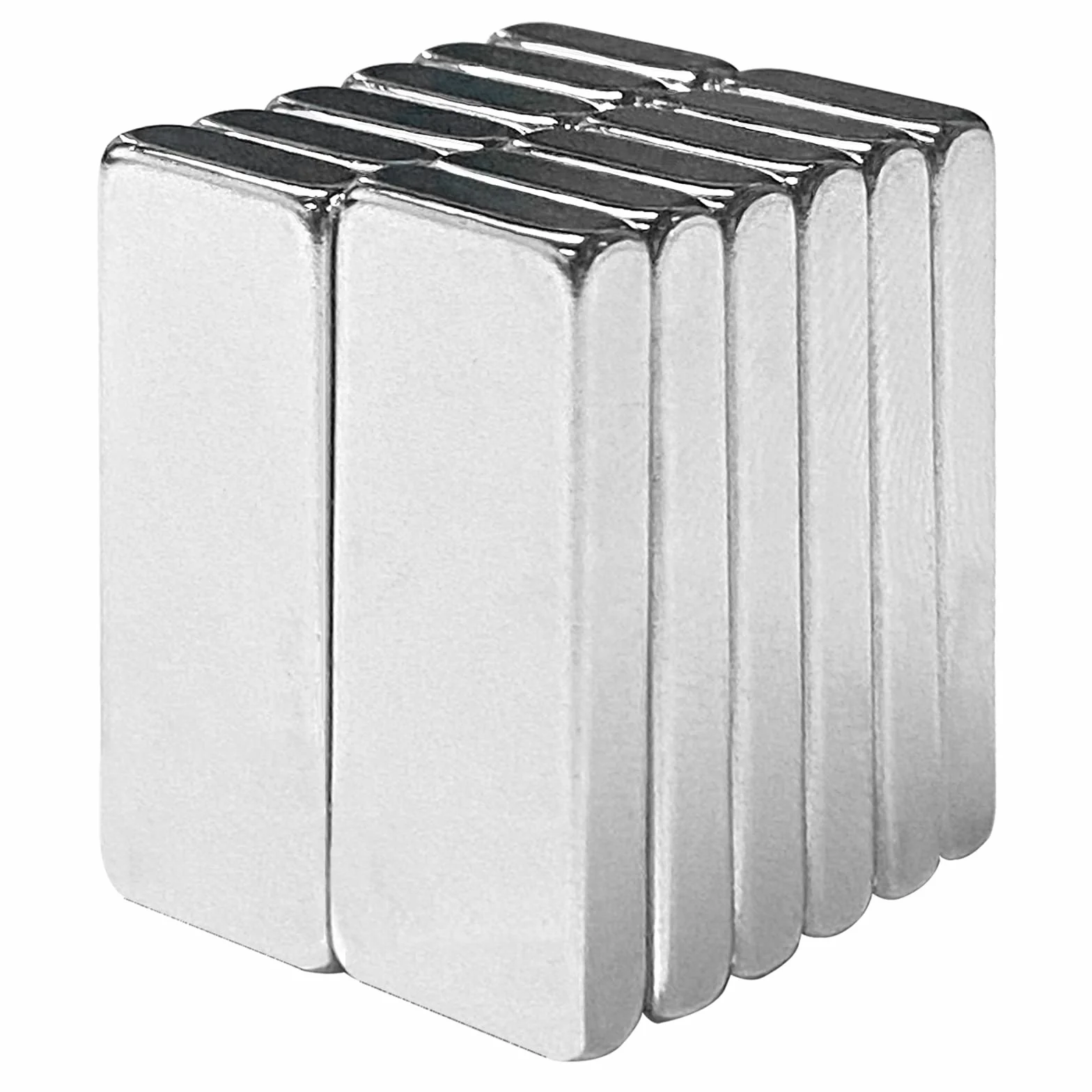 Yizhet 12 Pezzi Magneti al Neodimio Extra Forti 30x10x3 mm Potente Magnete Rettangolare Adesivi per Lavagna Magnetica Armadio da Cucina