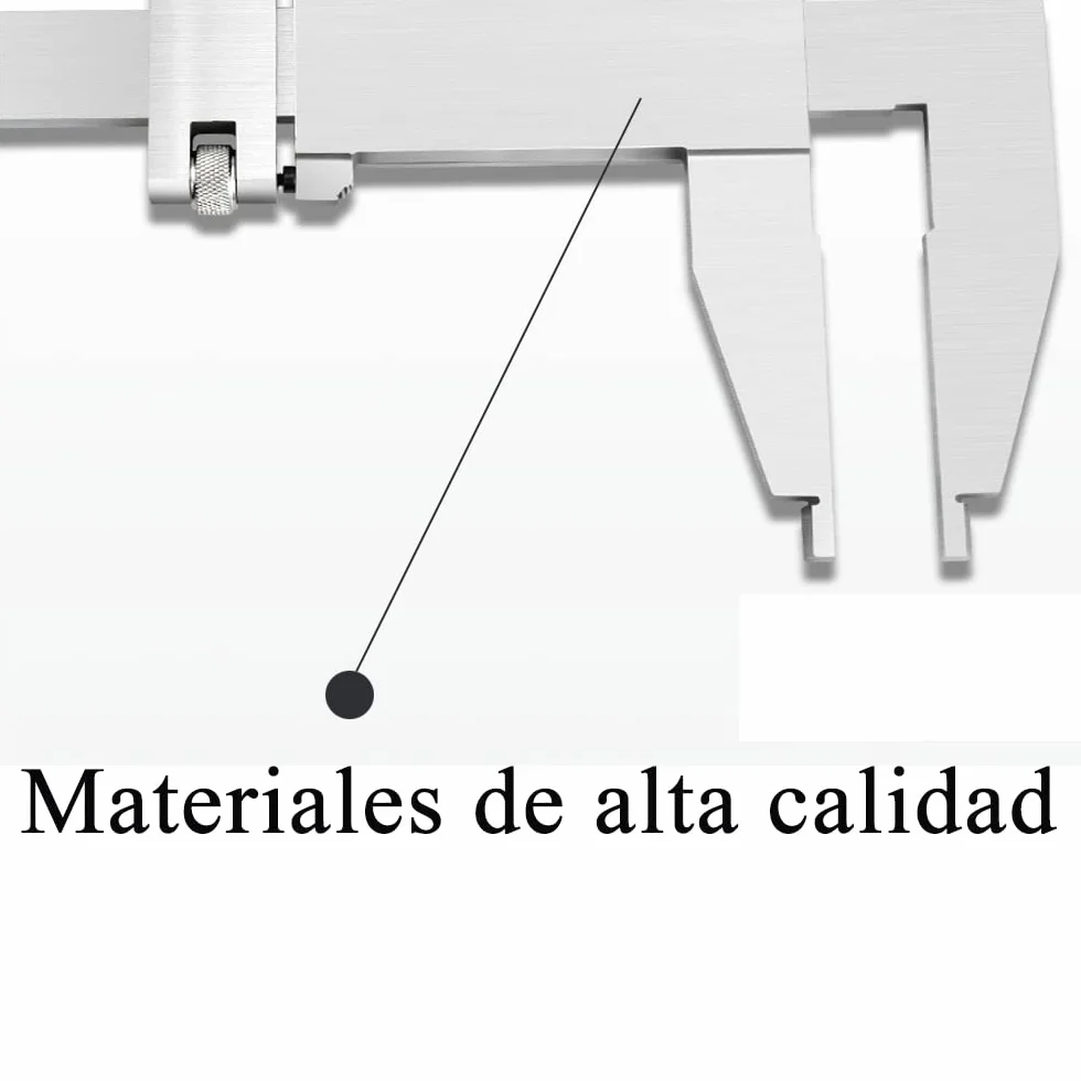 Calibro Analogico Vernier in Acciaio Inox 150mm 6 Pollici di Precisione