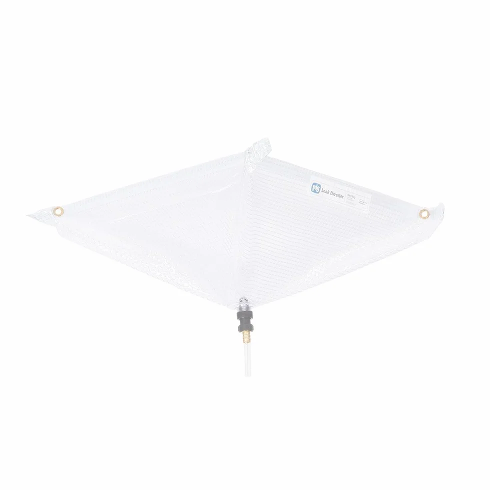 New Pig TLS552-TR - deviatore per perdite del tetto, trasparente, in poliestere/PVC, telato, lunghezza: 6,35 cm, larghezza: 6,35 cm, spessore: 16 mm