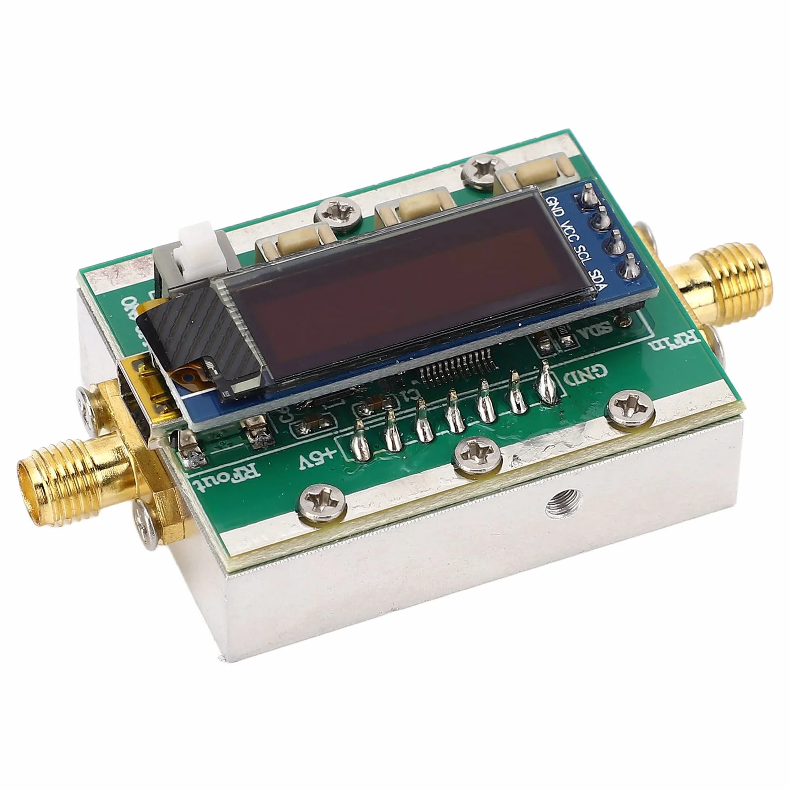 Attenuatore RF Programmabile Modulo Digitale -3800 MHz, Incrementi 0 a 31 DB, Guscio CNC, Controllabile PC, Modulo Attenuatore RF Variabile 5 V per Controllo