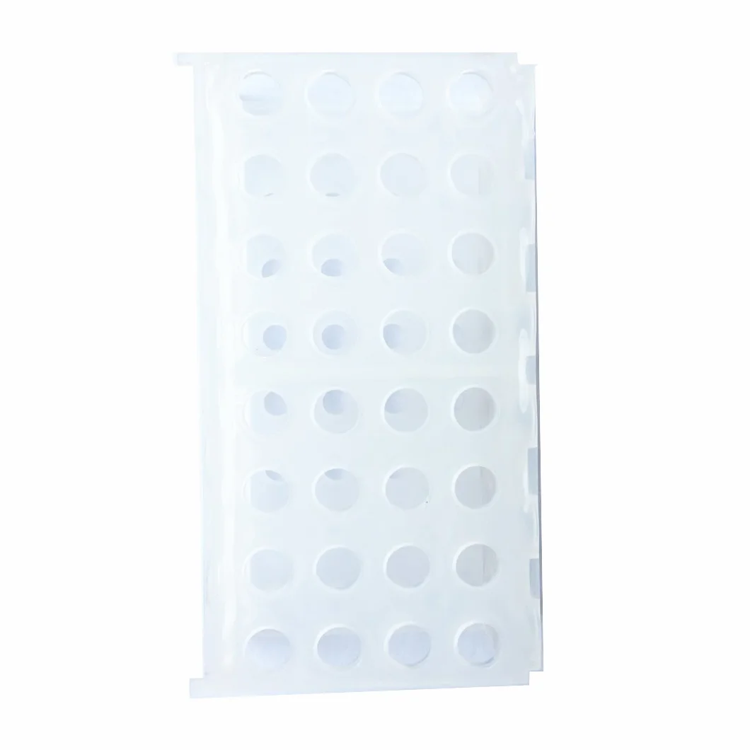 Portaprovette multi-funzionale Provetta Holder Plastica provette multifunzione 4 WAY provette di plastica (bianco)