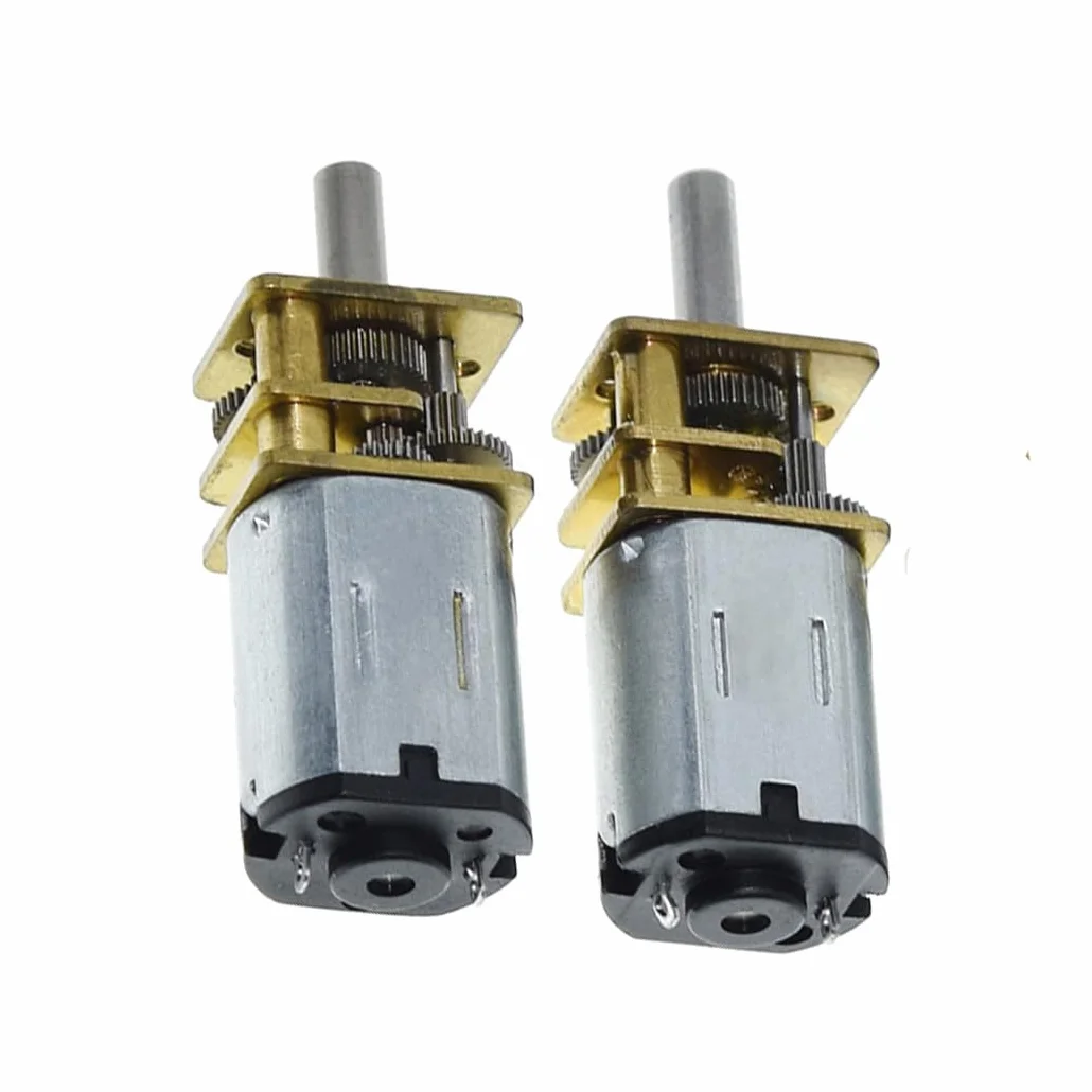 Motoriduttore Hailege 2 pezzi N20 (12V 500 giri/min) GA12-N20 DC 3V / 6V12V N20 Motoriduttore Mini motoriduttore di ritardo Micro motore per Smart Car multi-velocità Robort opzionale