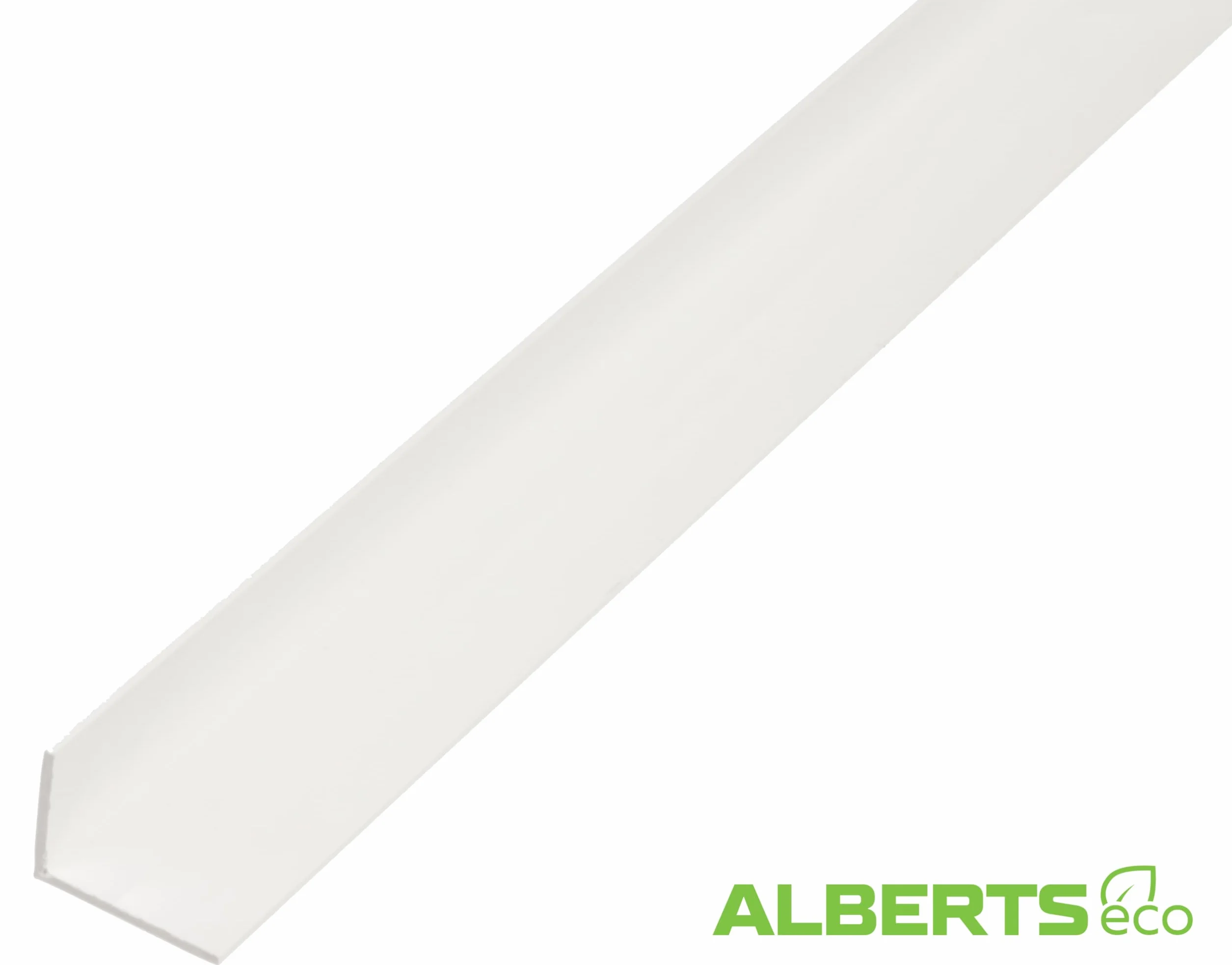 Alberts Profilo angolare PVC-U bianco 1000 x 20 x 10 mm