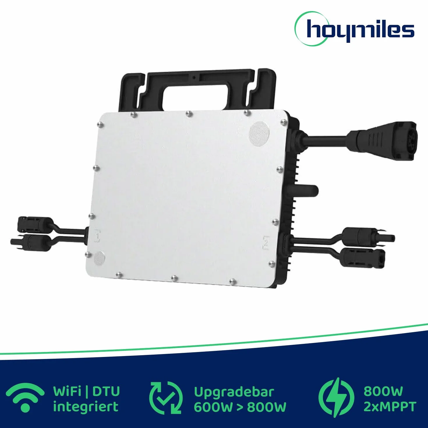 HMS-800W-2T, microinverter con WiFi/DTU integrato per centrali elettriche da balcone, versione 2024