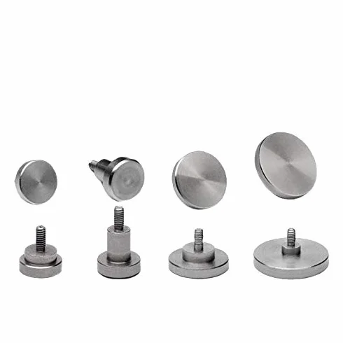 SUXING Tastatori per comparatori, Tasti con filetto M2.5, Lunghezza 5mm, cilindrico ø10/15/20mm，Puntalino a piattello