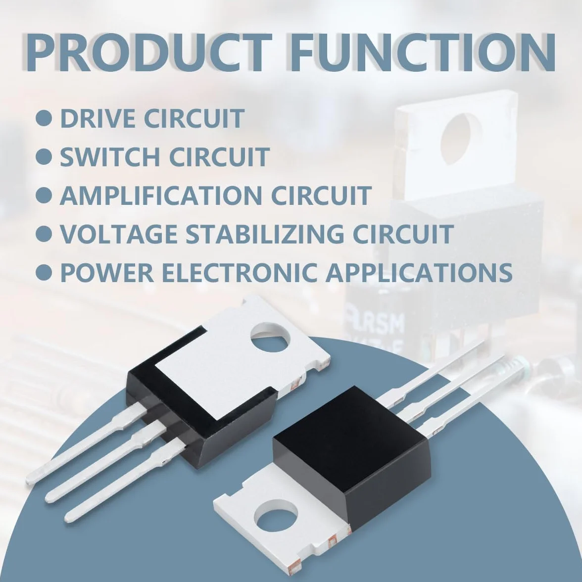Transistor MOSFET IRFZ44N 49A 55V TO-220 Canale N MOSFET di Potenza a Effetto di Campo