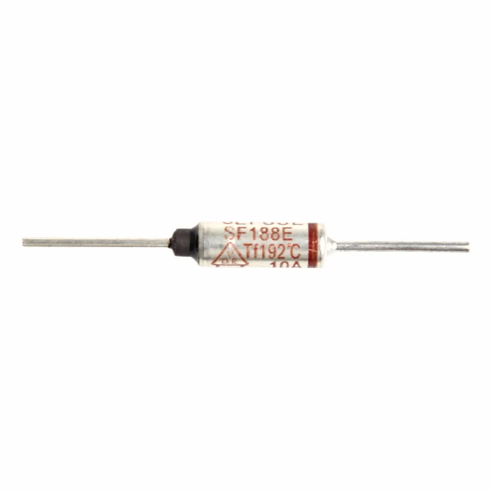 Mini fusibili termici 192°C 250V 10A metallico 5 pezzi