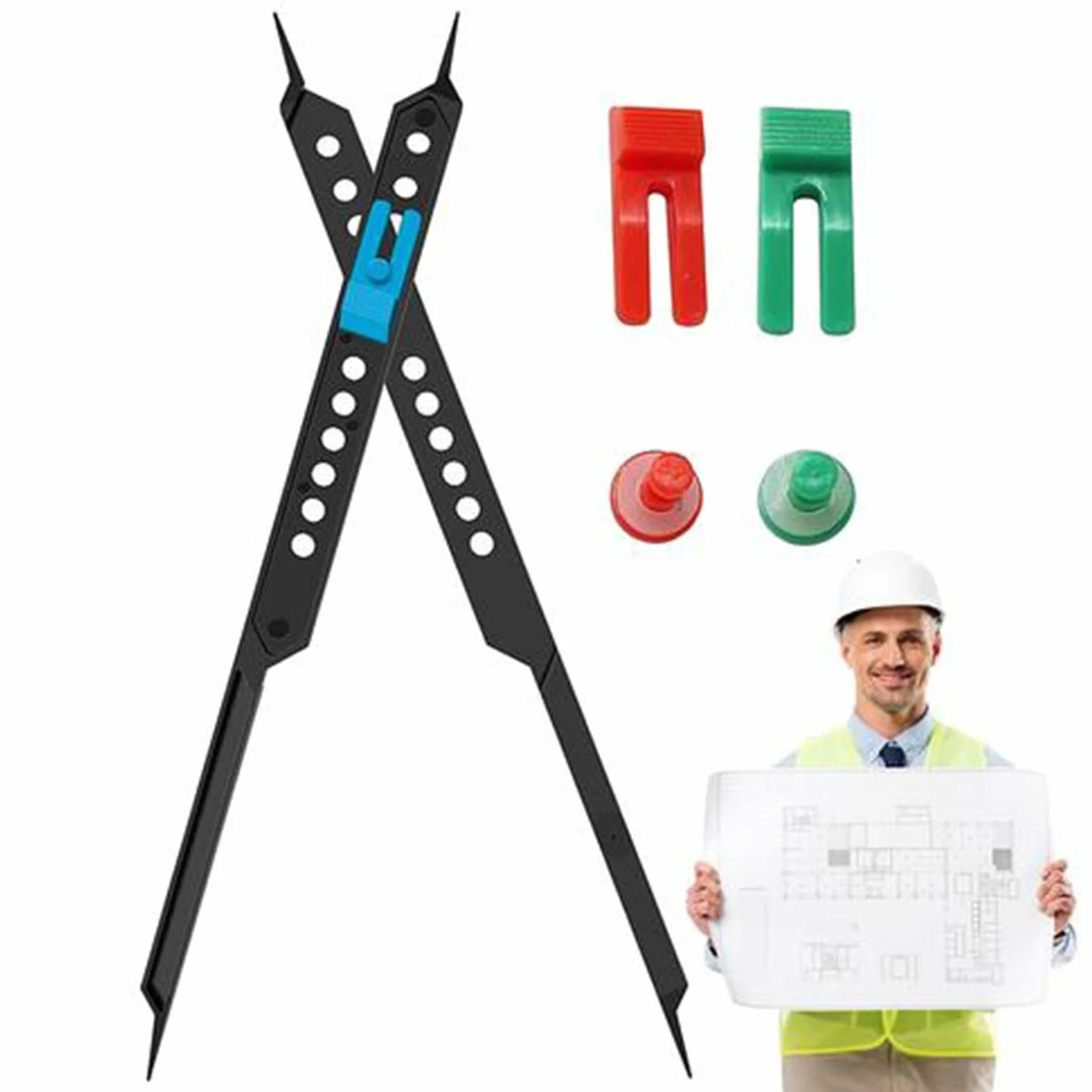 Partitore proporzionale professionale da disegno per artisti compasso calibro divisori