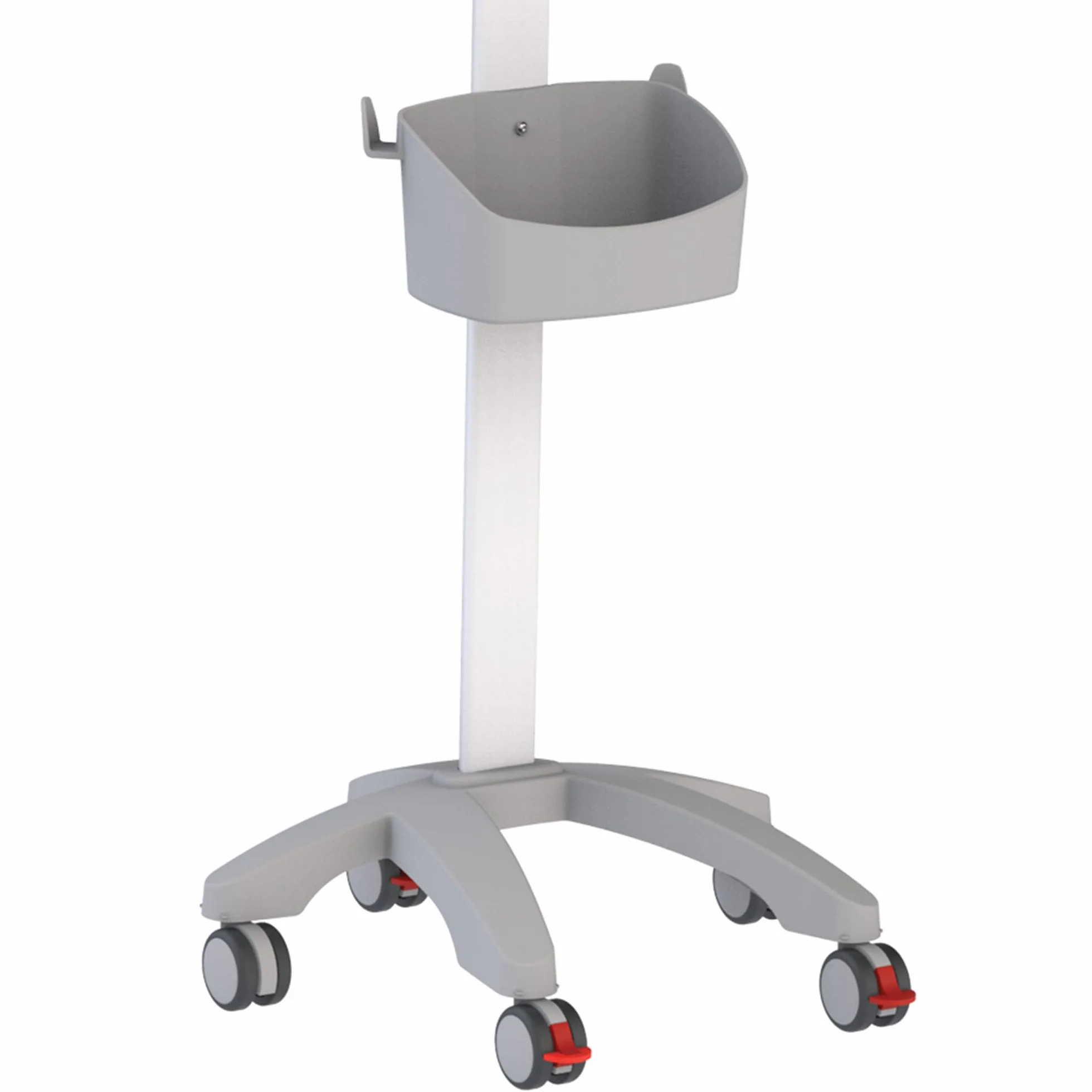 GIMA 45760 Carrello per Monitor Paziente, Richiede Piastra Adattatrice