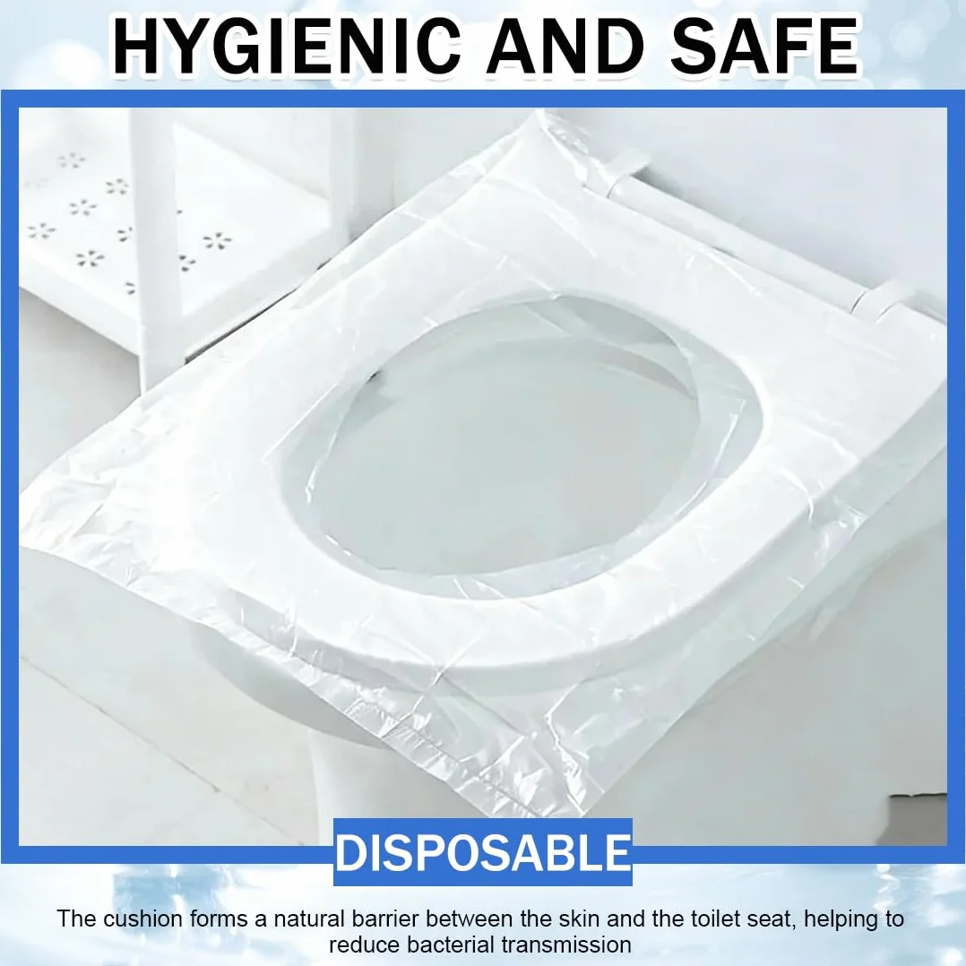 Copriwater Portatile Monouso 50 Pezzi per WC Viaggio