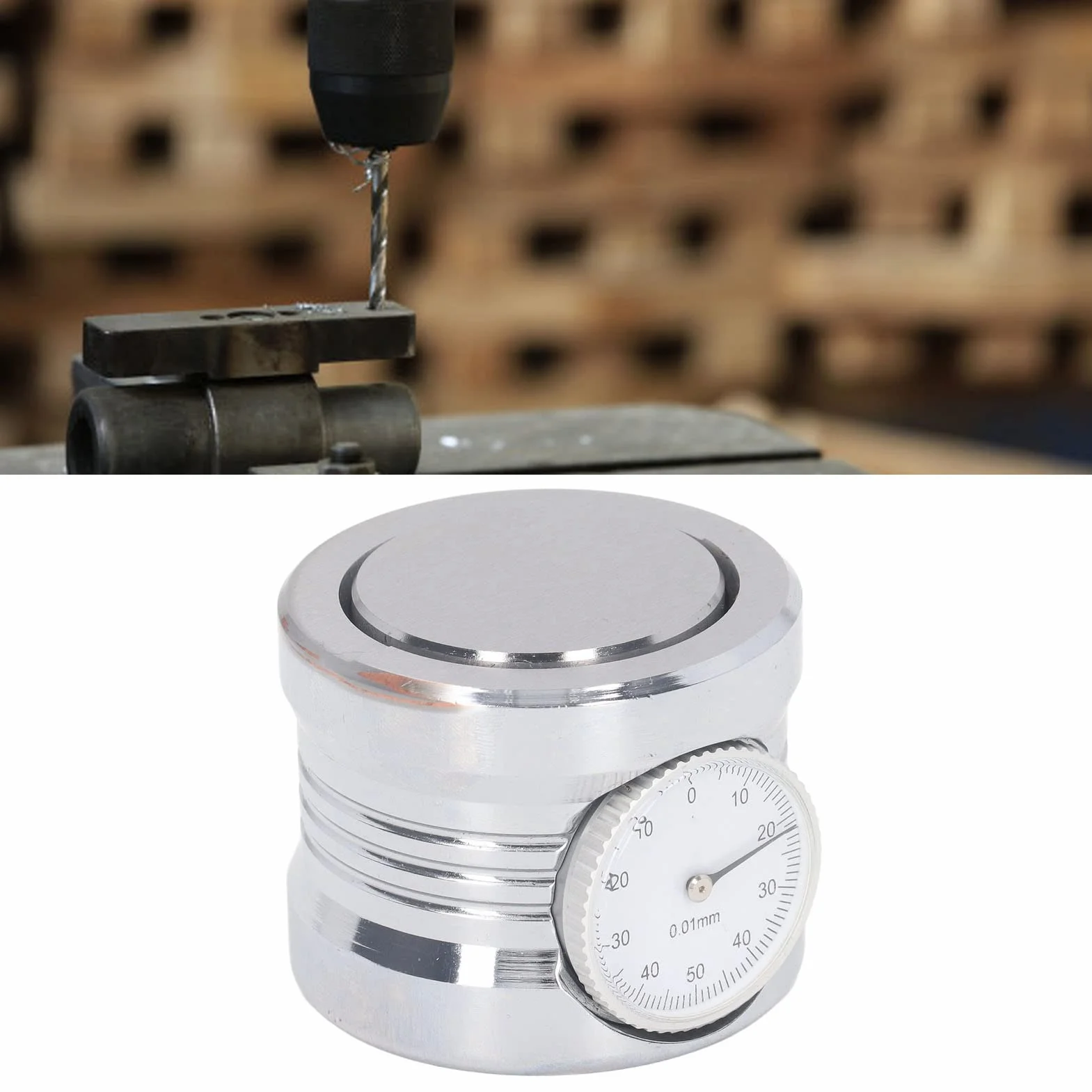 Focket Asse Z Zero Setter, Precisione 0,01 Mm Magnetico Antiscivolo CNC Tool Setter per Misurazione Altezza Calibrazione Asse Z