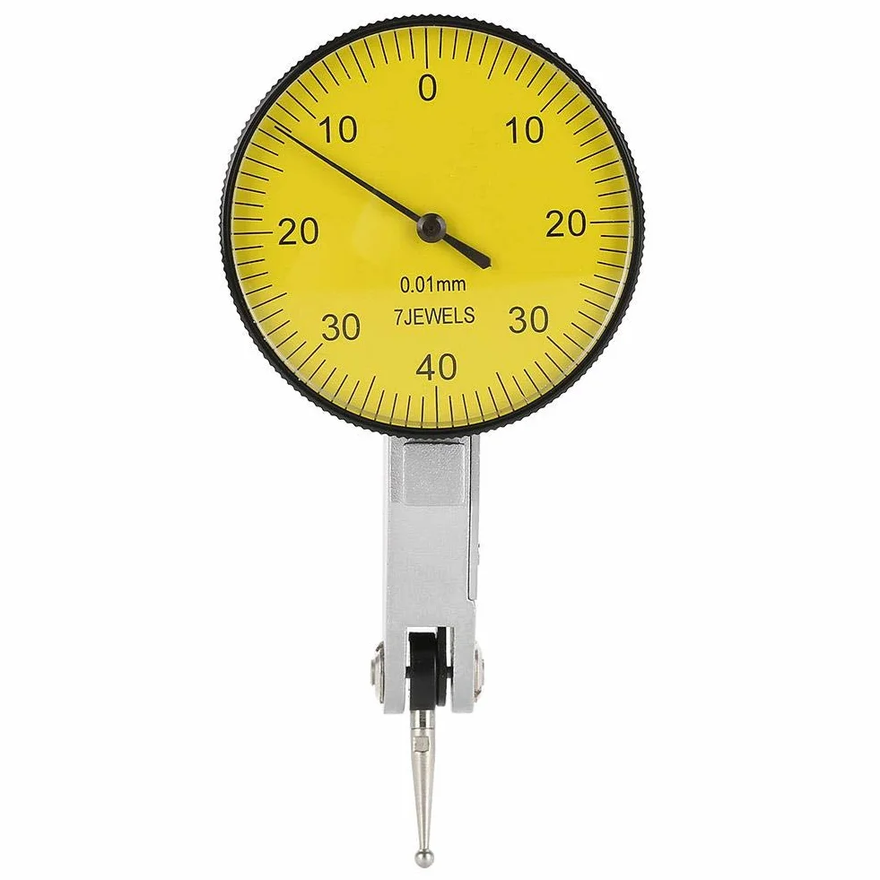 Indicatore di prova del quadrante, indicatore di prova con quadrante di precisione 0,01 mm per misurazione durante i lavori di lavorazione, tracciamento e ispezione