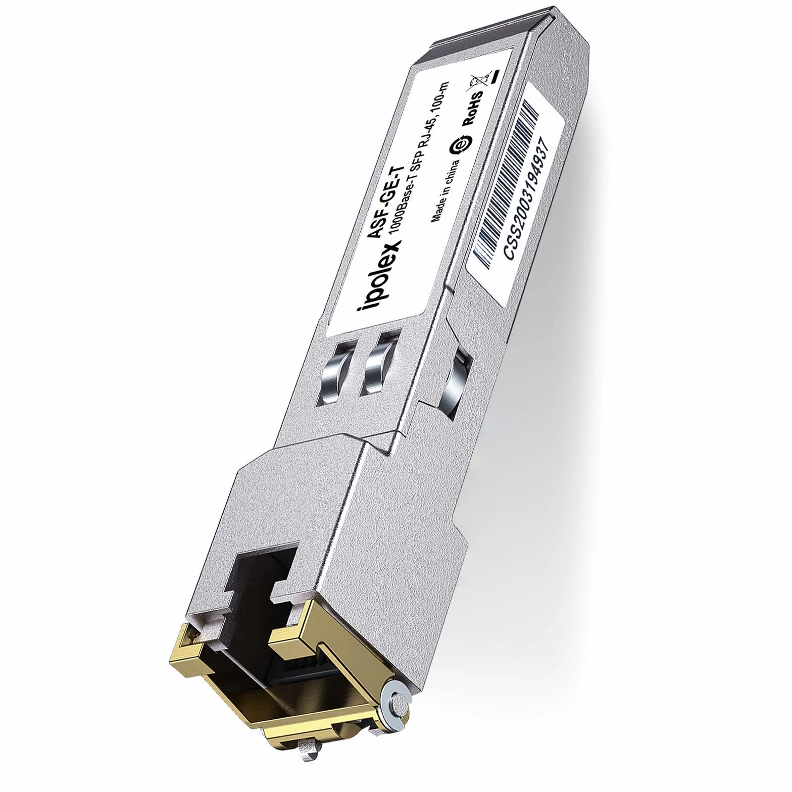ipolex 1G SFP RJ45 Ricetrasmettitore rame Mini GBIC 1000Base-T Cisco GLC-T SFP-GE-T Meraki MA-SFP-1GB-TX Ubiquiti UF-RJ45-1g Mikrotik CAT.5e 100m