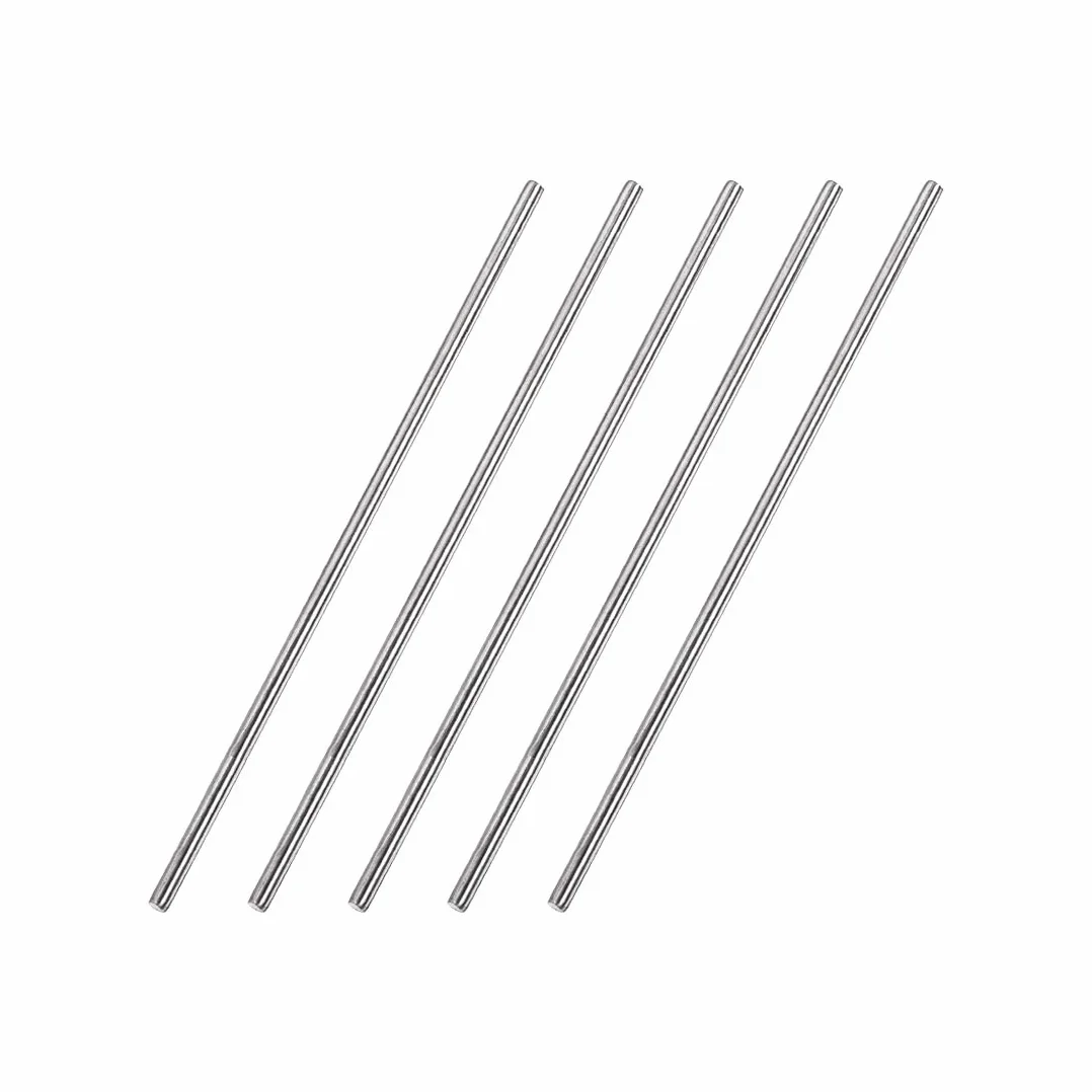 Asta rotonda in acciaio inox 304, 3 mm x 150 mm, 5 pezzi