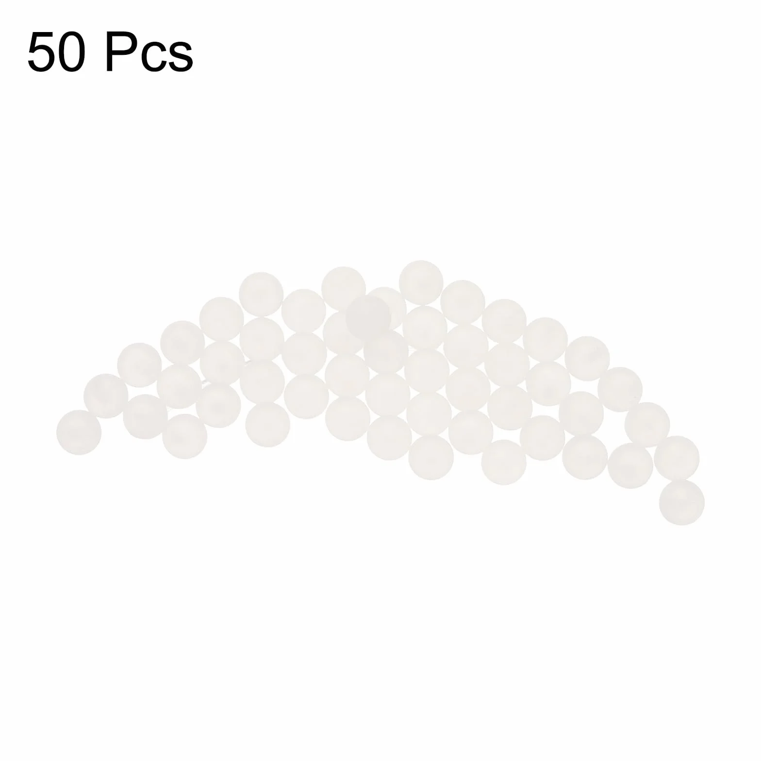 QUARKZMAN 50pz PP Plastica Cuscinetti Sferici 3/16" 4,763mm G1 Precisione Mini Sfere