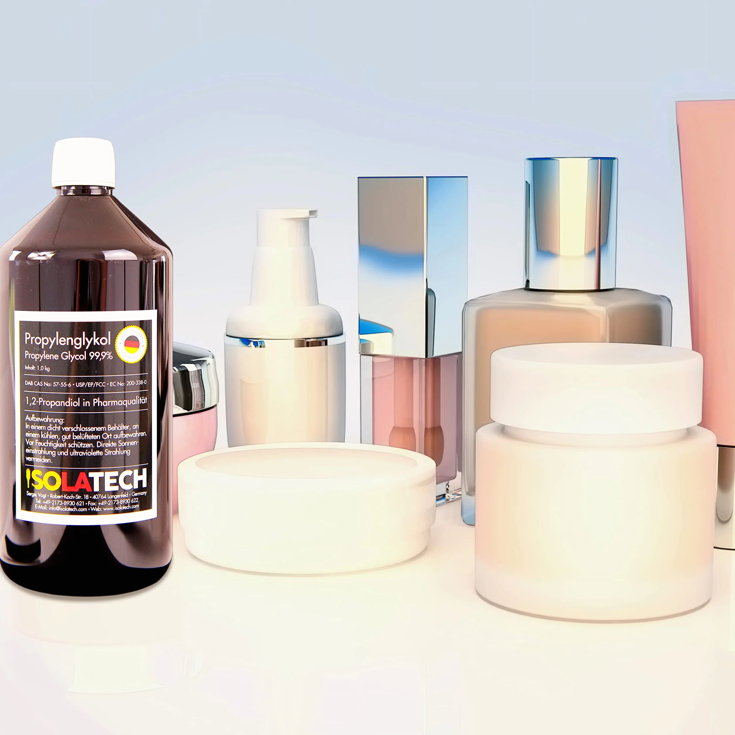 Isolatech Glicole Propilenico 0,25L 99,9% Grado Farmaceutico 1,2 Propandiolo