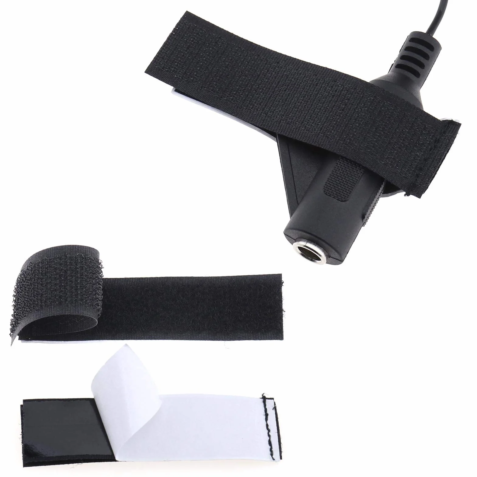 EMSea 2pcs Micro Piezo Trasduttore di Microfono a Contatto Piezoelettrico con Cavo 1/4 Femmina Jack 12 pollici Adesivo per Chitarra Banjo Ukulele Violino Mandolino Violoncello Arpe Kalimba
