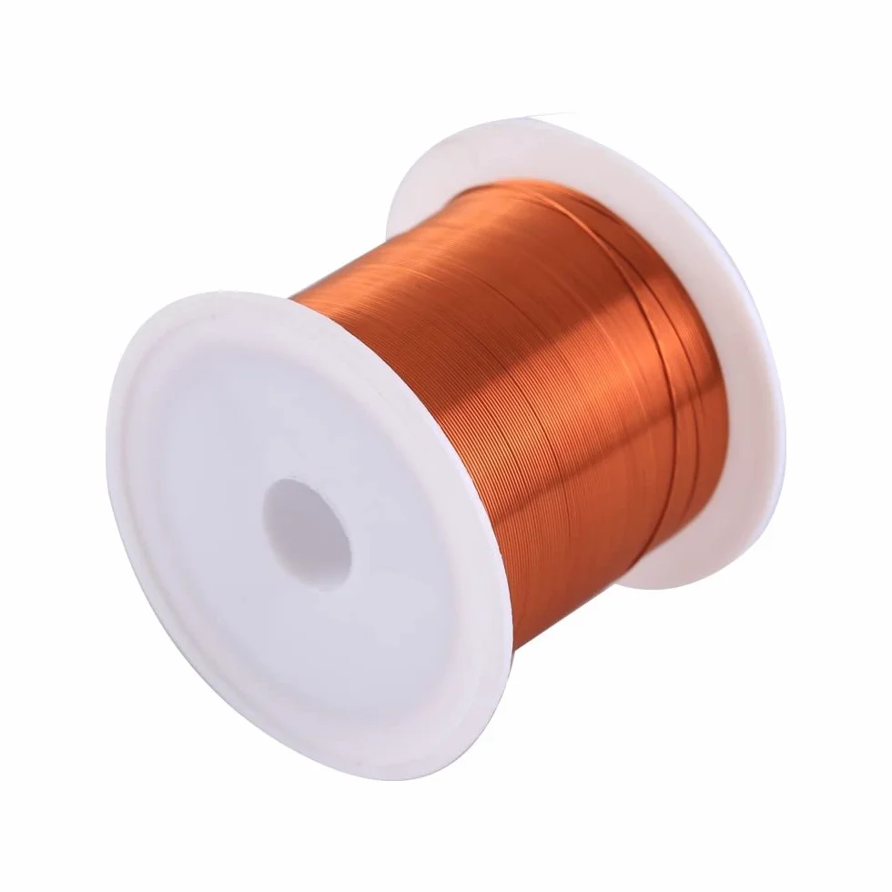 Filo di rame smaltato, 0,3 mm 40 m Filo di Bobina di Rame Smaltato, per Bobina Magnetica Altoparlante Trasformatore Motore
