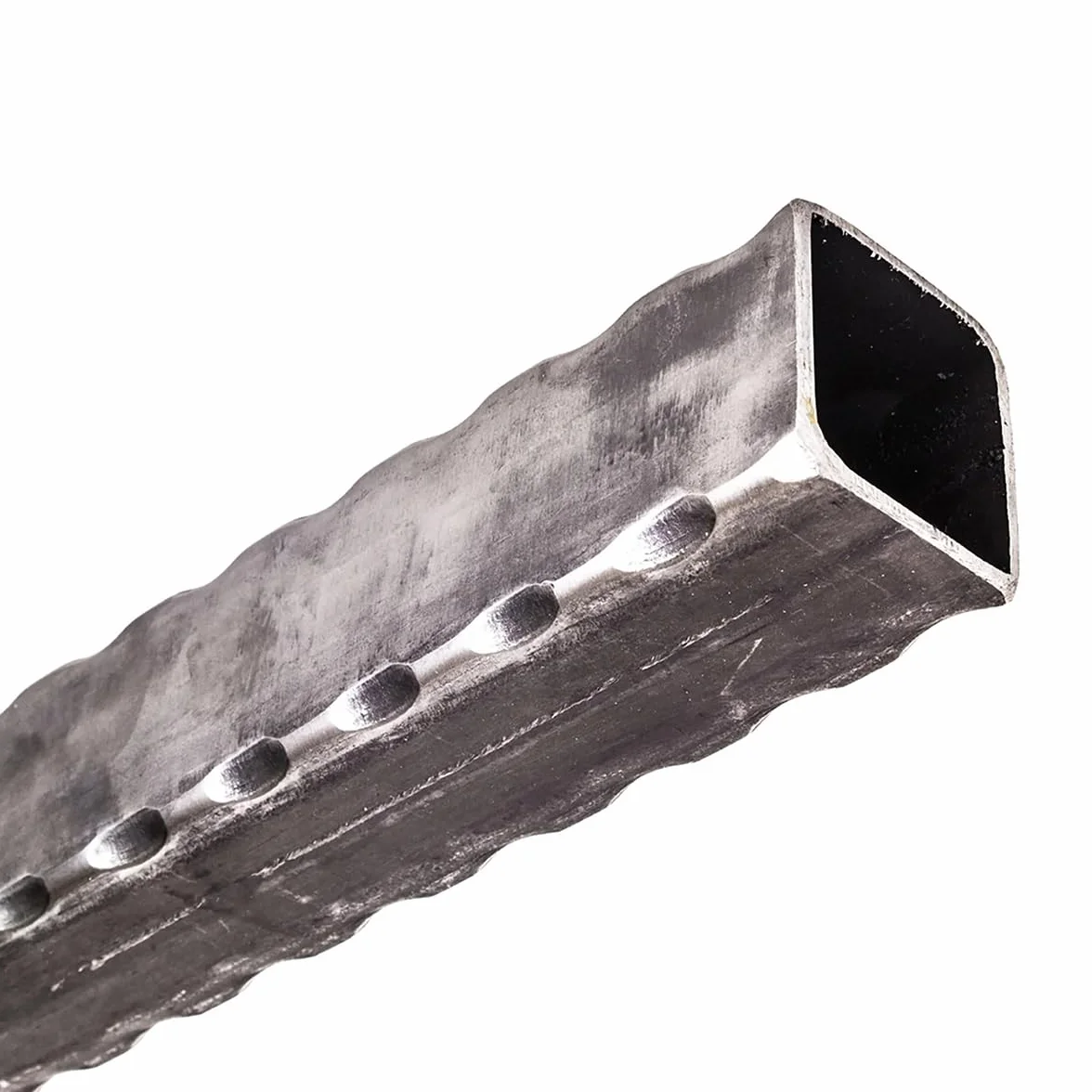 Tubo in ferro quadrato vuoto martellato 30x30 mm spessore 2,5 mm 2000 mm Made in Italy