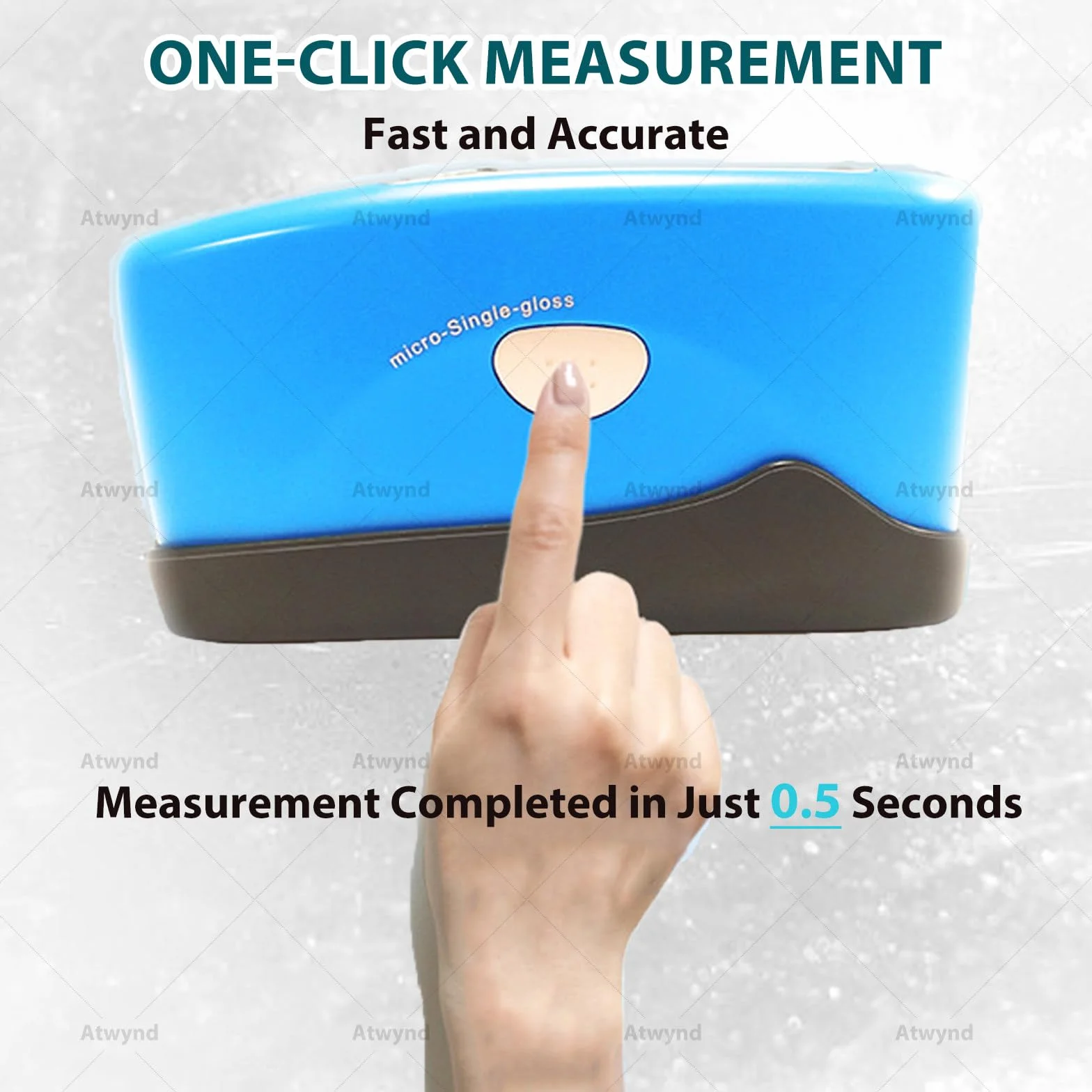 Gloss Meter Tri-Angle Glossmeter 20° 60° 85° Portatile Digital Single Angle Gloss Tester per Vernice Plastica