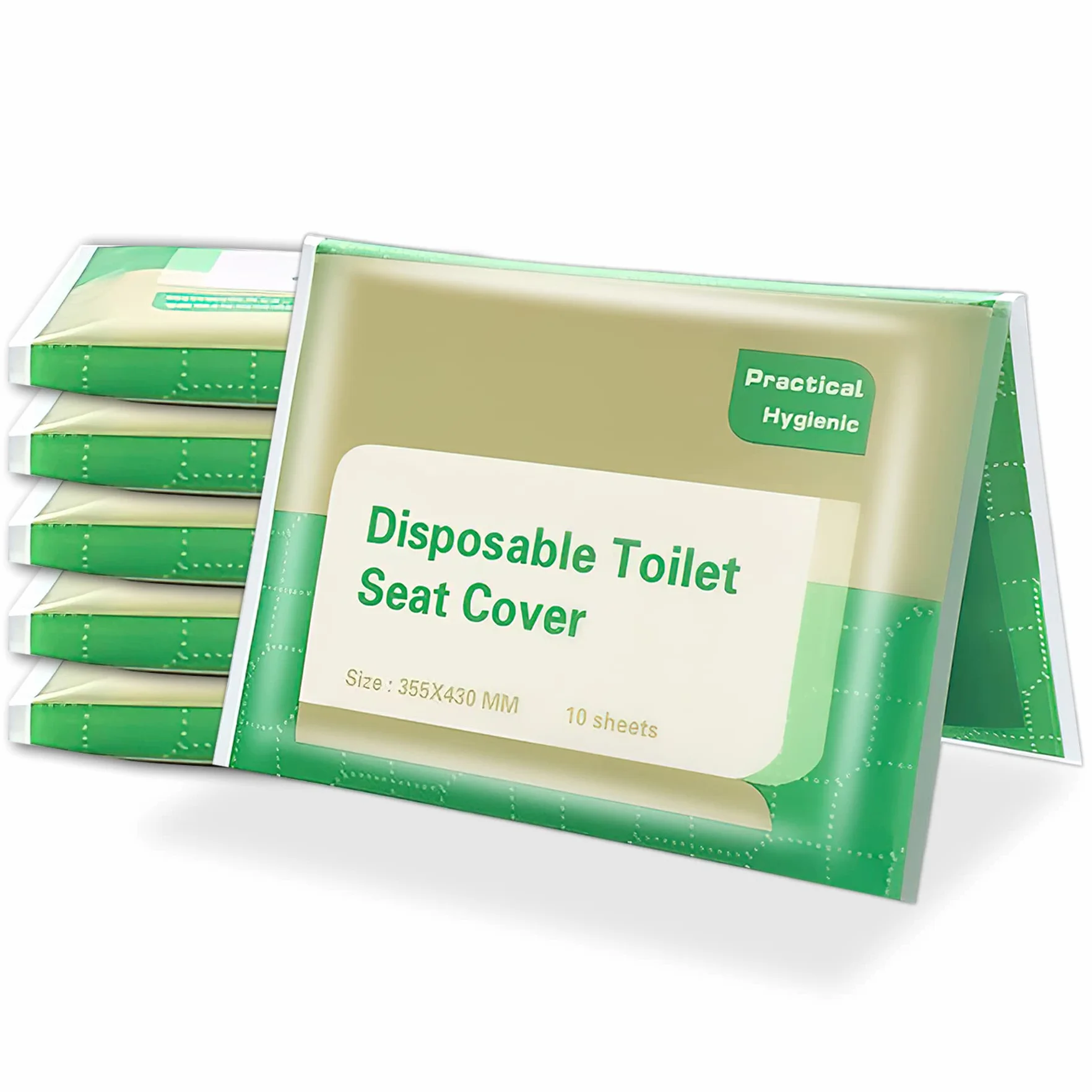Coprisedili WC Carta 6 Confezioni 60 Pezzi Copriwater Usa e Getta Biodegradabili per Bambini e Adulti