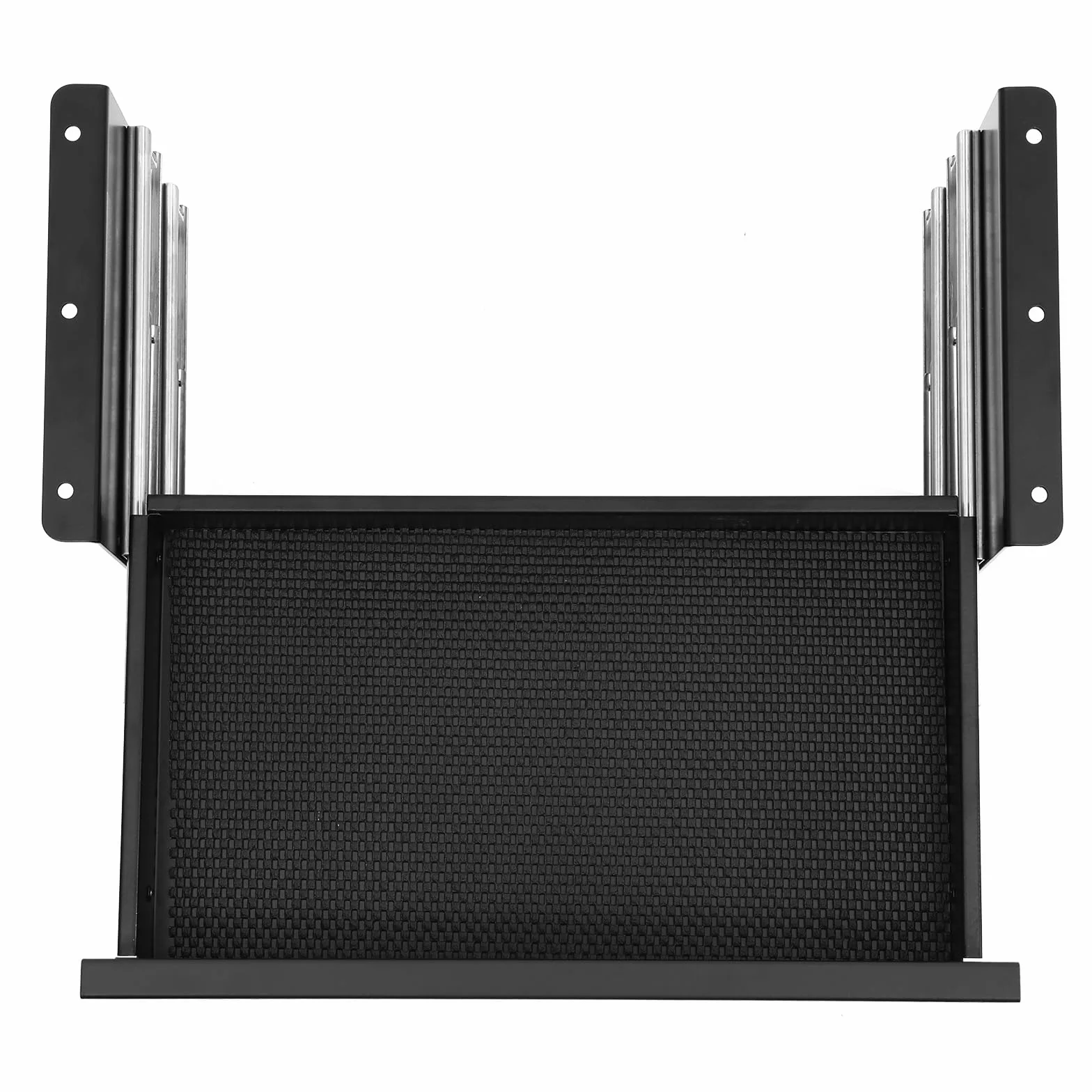 VEVOR Cassetto Estraibile Sotto Scrivania 457 x 227 x 200 mm Organizzatore Nascosto per Riporre Oggetti 2 Strati, Cassetto Portapenne Sotto Tavolo, per Postazioni di Lavoro Domestiche Sit Stand, Nero