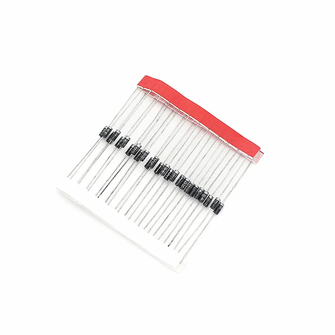 Hailege Kit 100 sztuk diod Schottky prostowniczych 8 wartości 1N4148 1N4007 1N5819 1N5399 1N5408 1N5822 FR107 FR207