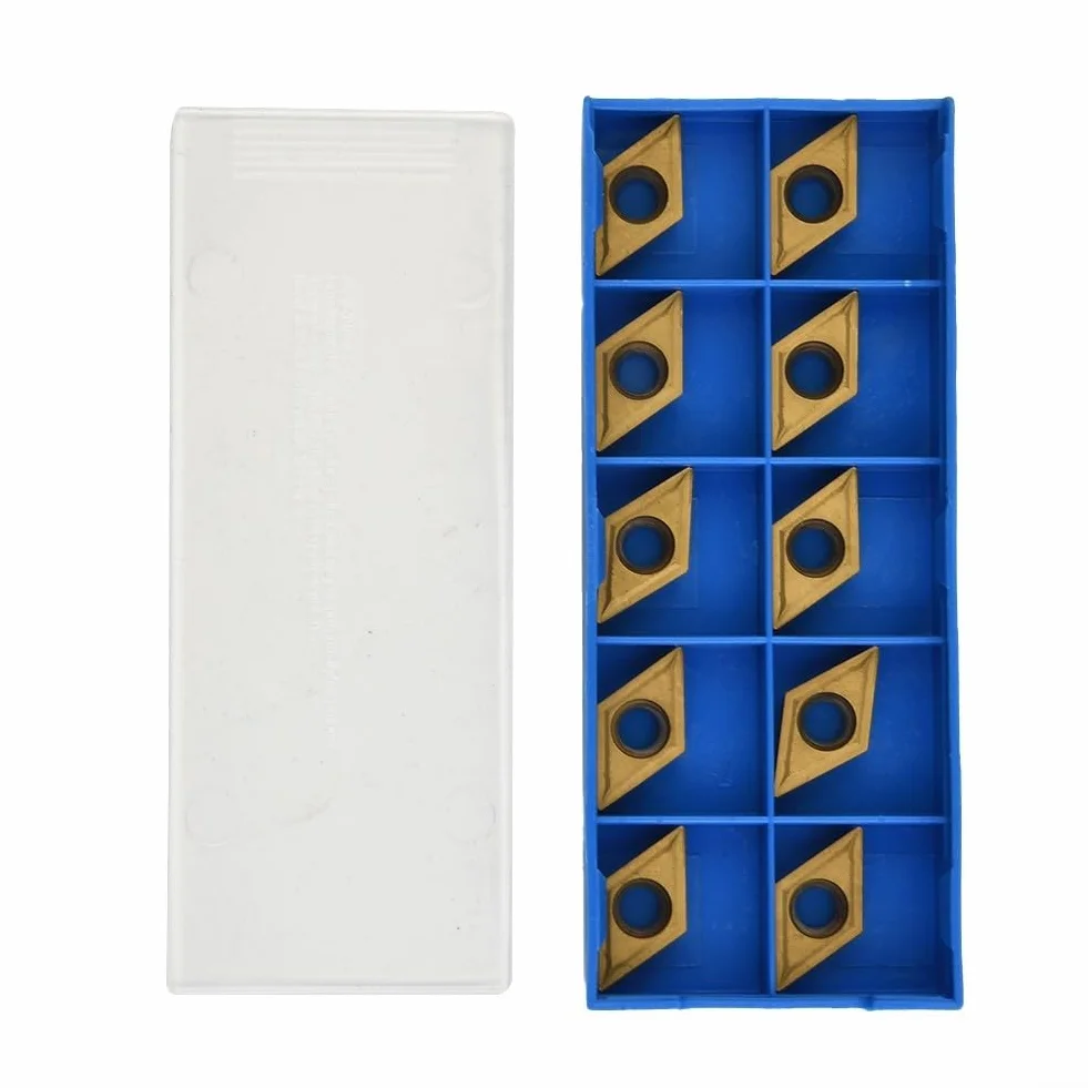 10 x DCMT11T304 HM YBC251 inserti in carburo per tornio