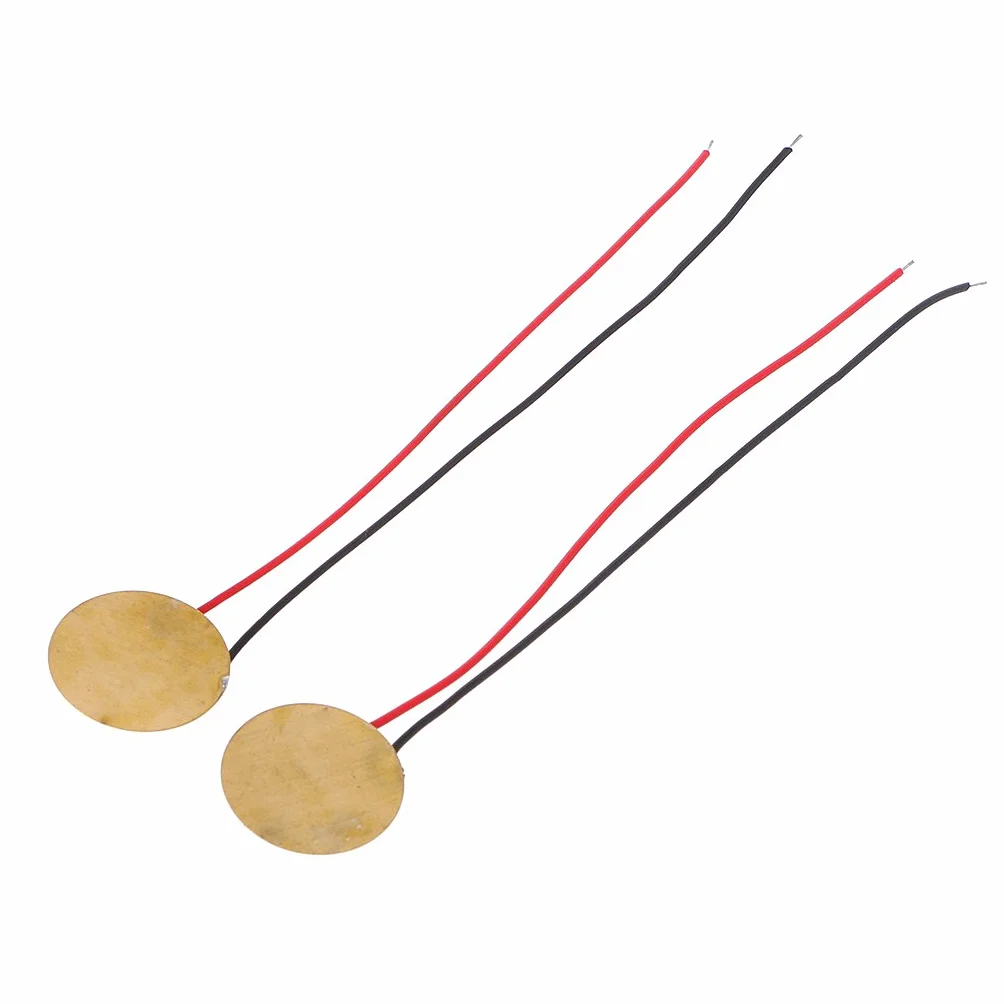 Piastra in Ceramica piezoelettrica piezoelettrica da 10 Pezzi Diametro 15 mm per Altoparlante cicalino